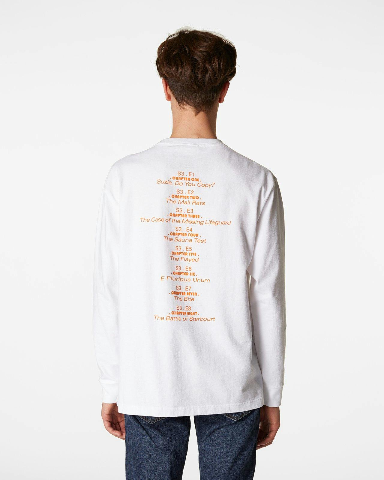 Highsnobiety - Stranger Things Episodes Long Sleeve White - Clothing - White - Image 2