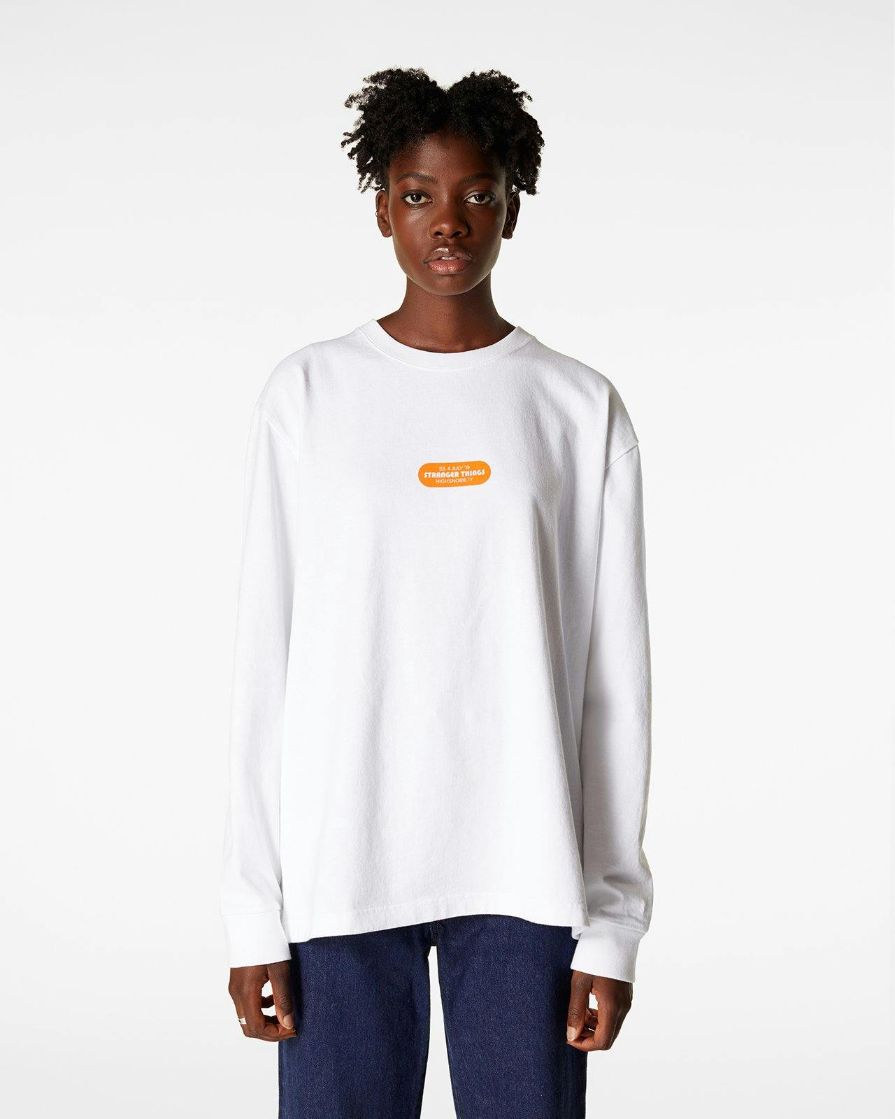 Highsnobiety - Stranger Things Episodes Long Sleeve White - Clothing - White - Image 7