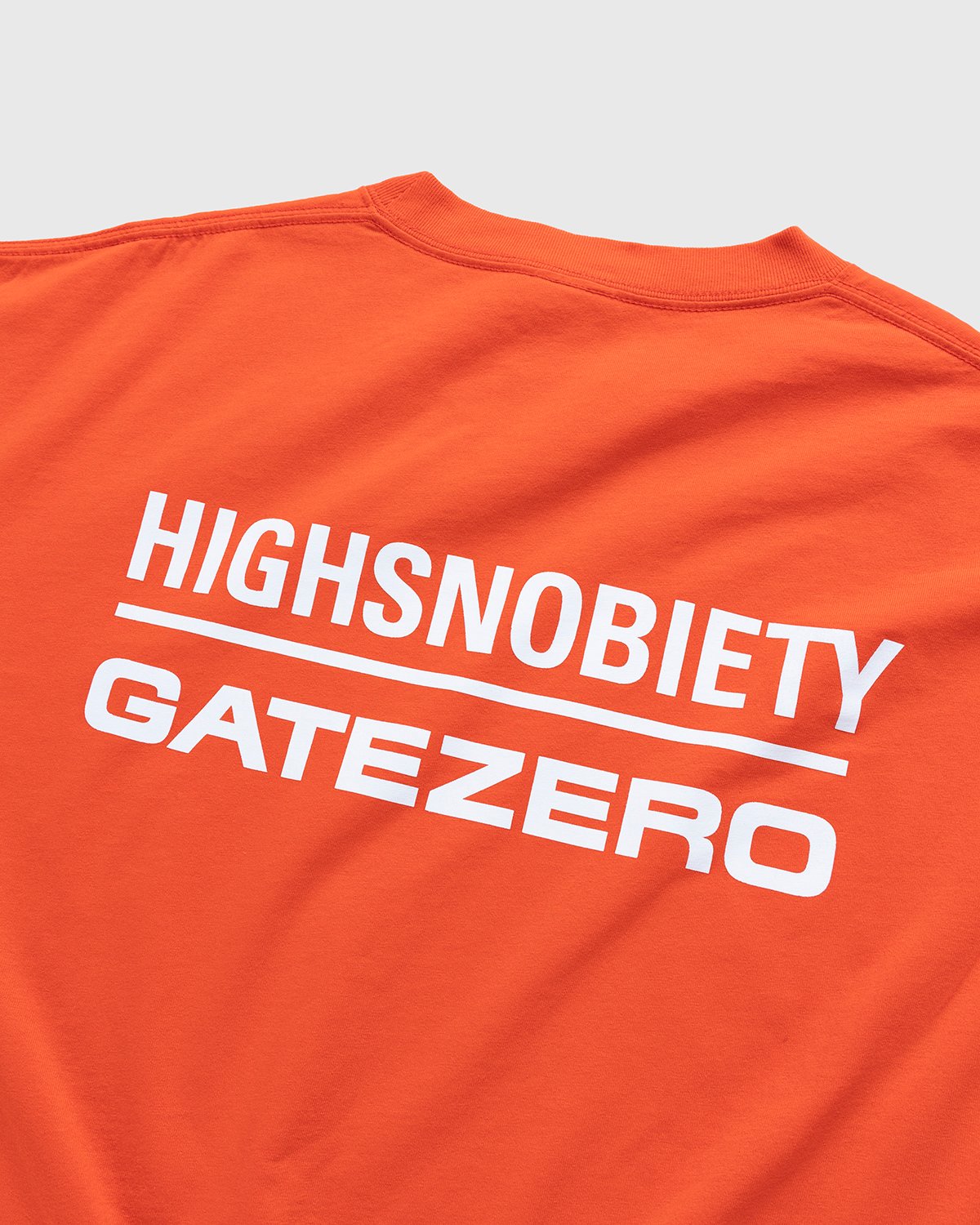Highsnobiety - GATEZERO Logo Longsleeve Red - Clothing - Red - Image 3