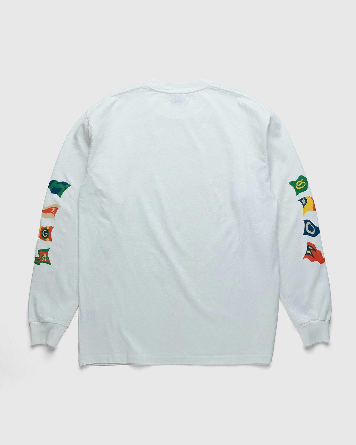 Highsnobiety - Flags Longsleeve White - Clothing - White - Image 2