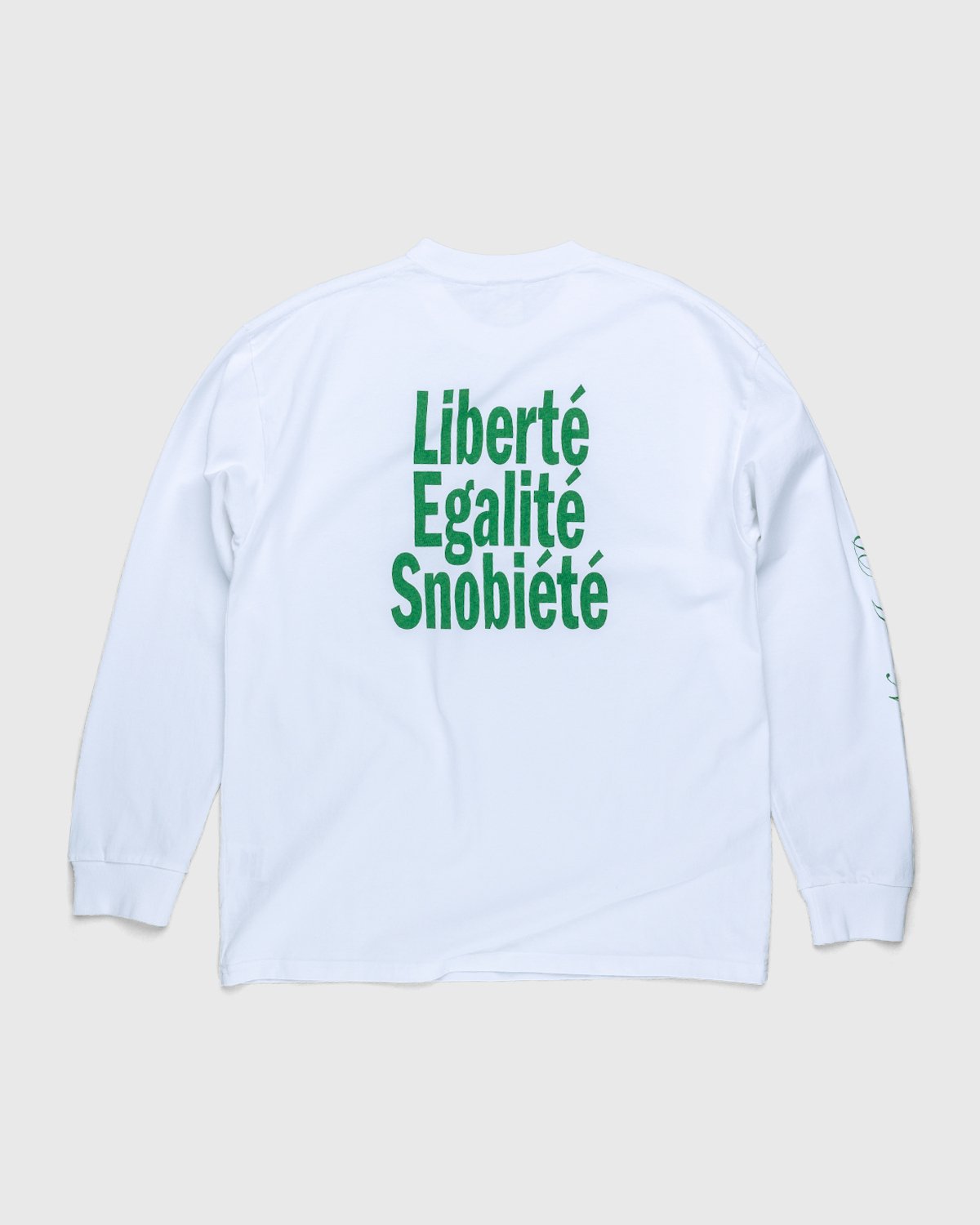 Highsnobiety - Not In Paris 3 Champs-Elysees Longsleeve White - Clothing - White - Image 2