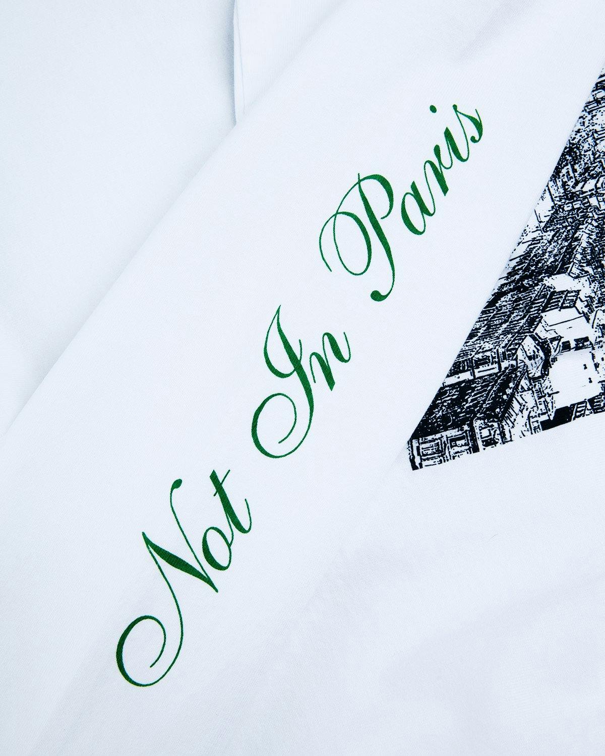 Highsnobiety - Not In Paris 3 Champs-Elysees Longsleeve White - Clothing - White - Image 4