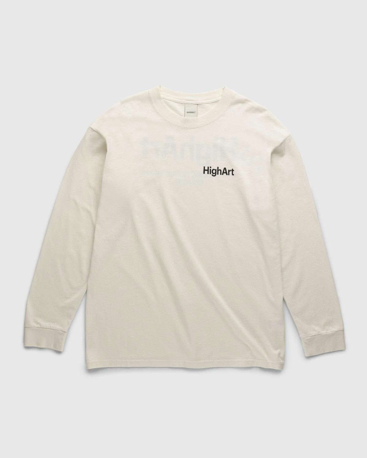 Highsnobiety - HIGHArt Longsleeve White - Clothing - White - Image 2