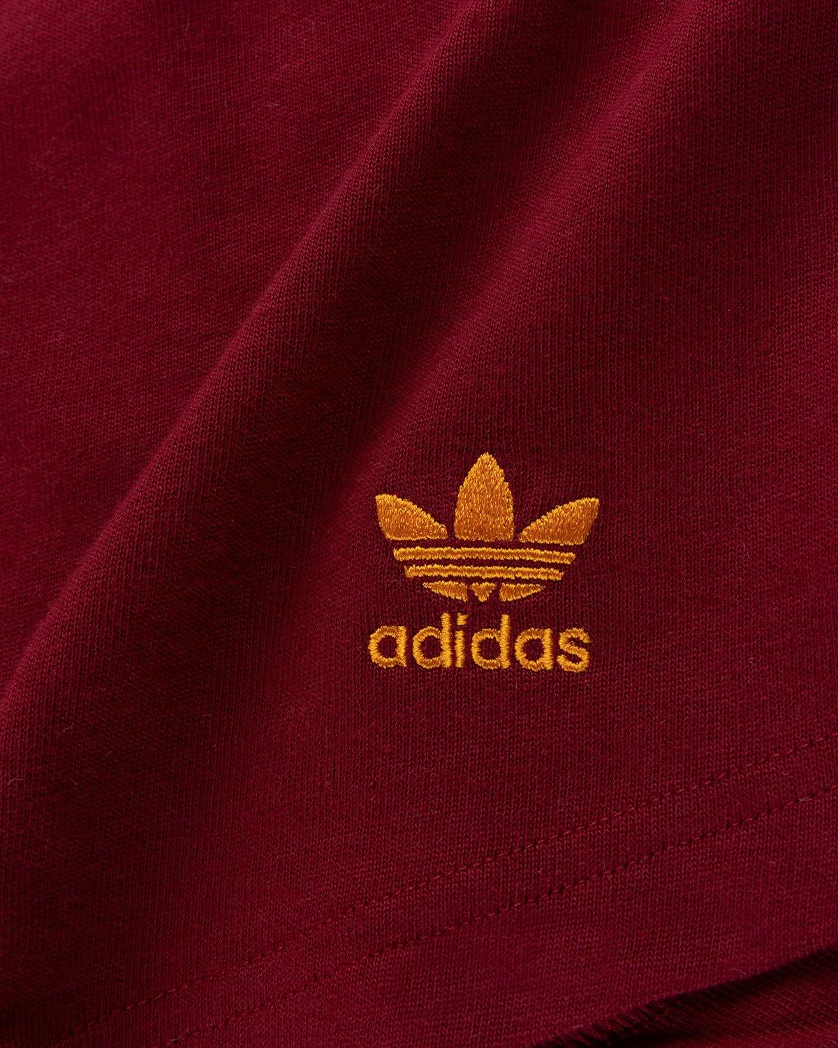 Adidas x Wales Bonner - Collegiate Longsleeve Burgundy - Clothing - Red - Image 6