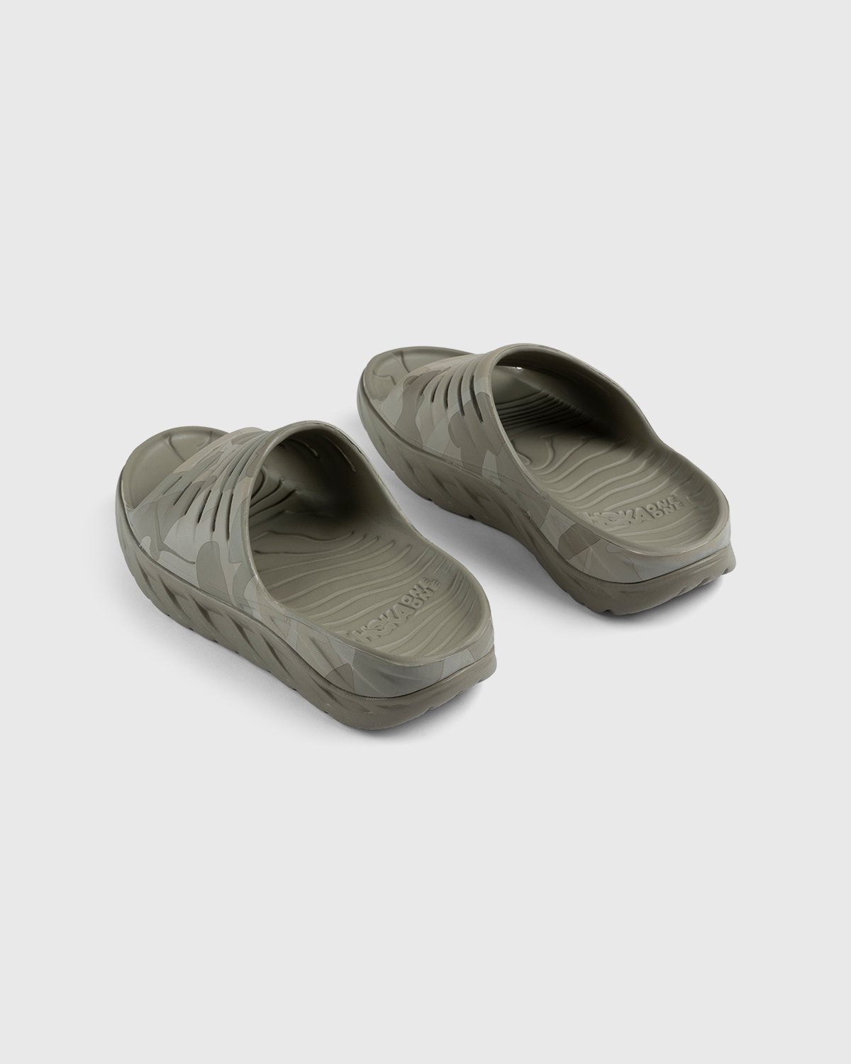 HOKA - ORA Recovery Slide Dune / Oxford Tan - Footwear - Green - Image 4