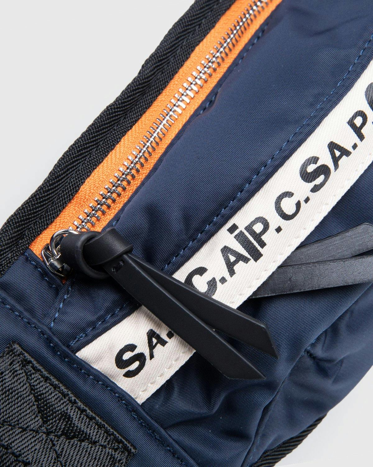 A.P.C. x Sacai - Banane Jackie Belt Bag Dark Navy - Waistbags - Blue - Image 3