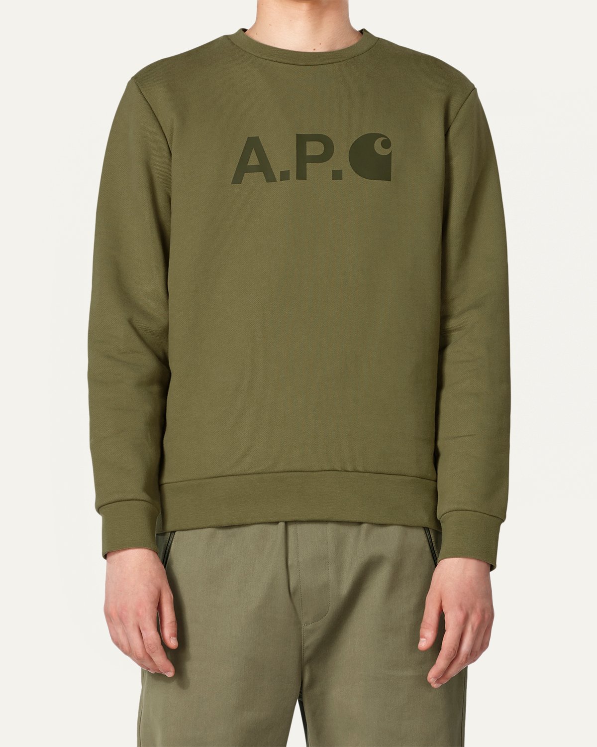 A.P.C. x Carhartt WIP - Ice Sweatshirt - Sweatshirts - Green - Image 2