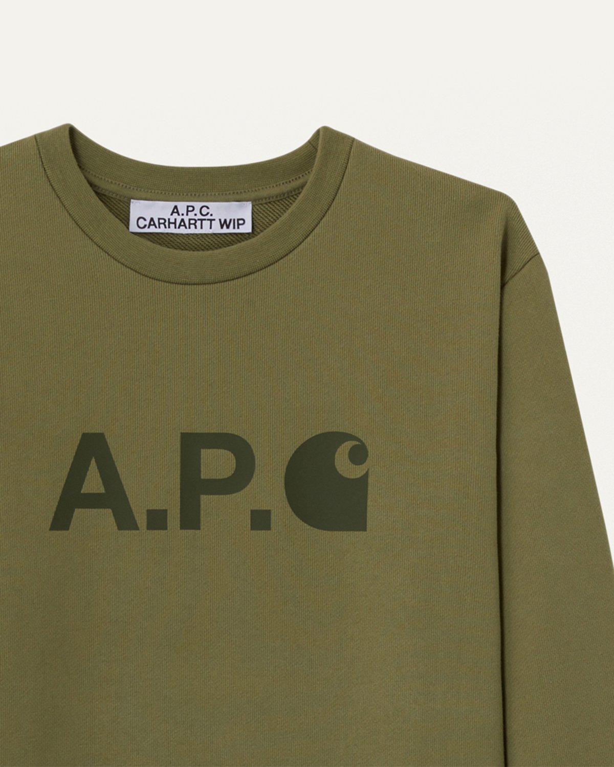A.P.C. x Carhartt WIP - Ice Sweatshirt - Sweatshirts - Green - Image 3