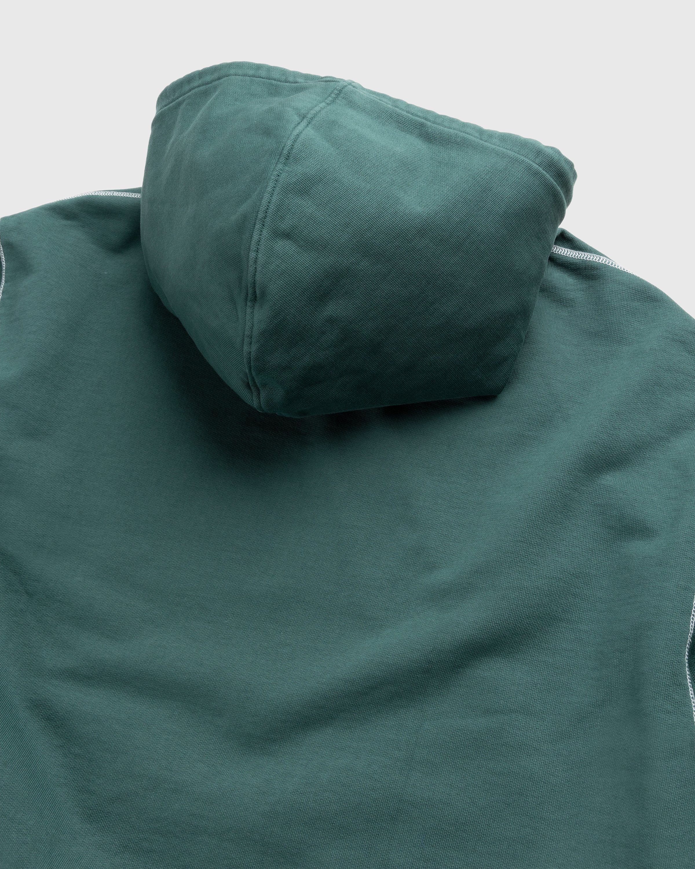 Highsnobiety - Garment Dyed Hoodie Green - Clothing - Green - Image 5