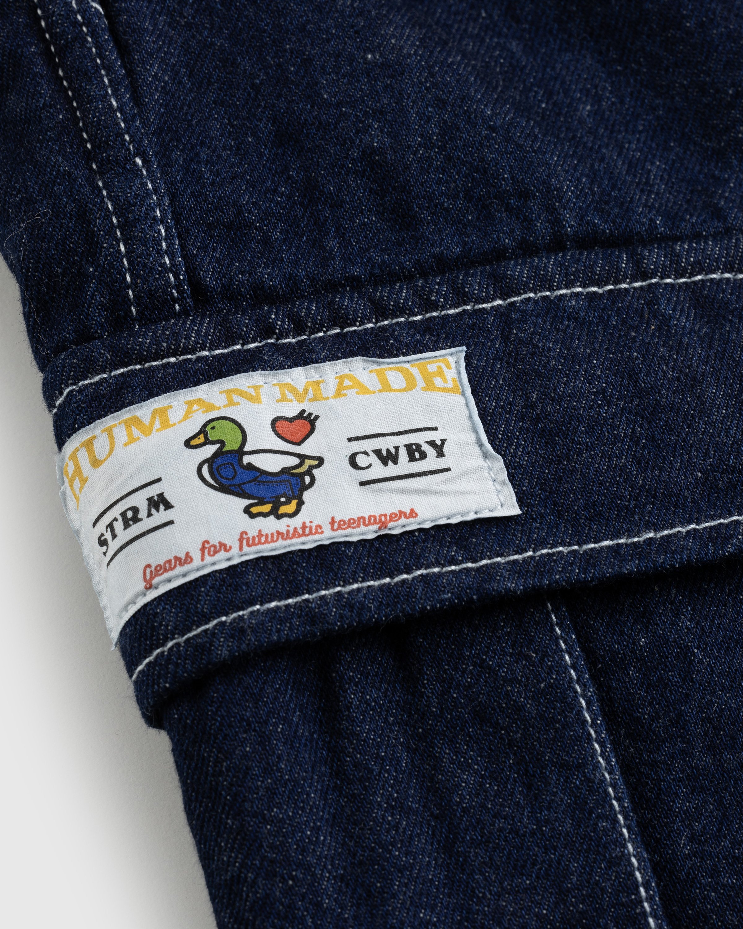 Human Made - Denim Cargo Pants Indigo - Clothing - Blue - Image 6