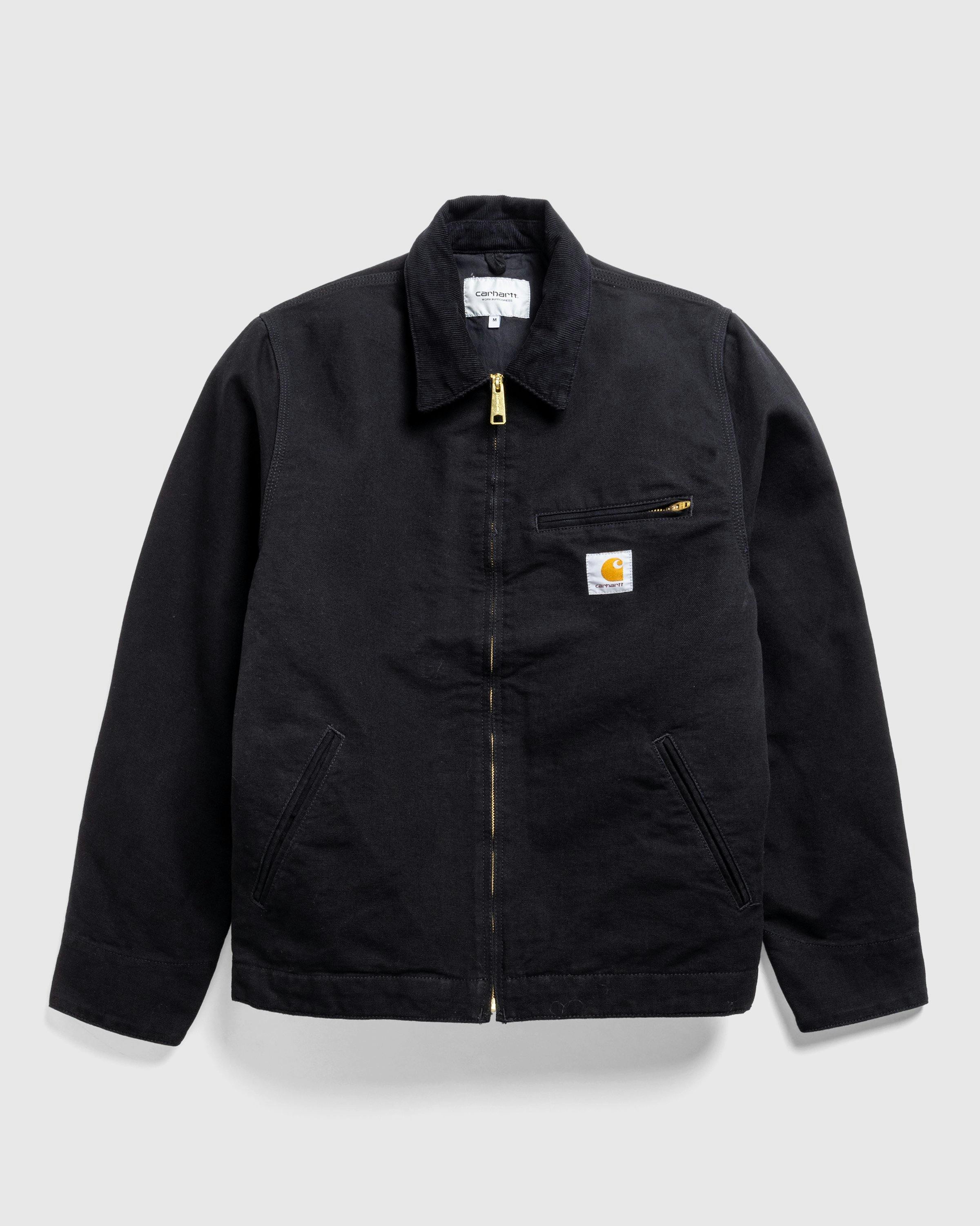 Carhartt WIP - Detroit Jacket Black / Black /rinsed - Clothing - Black - Image 1