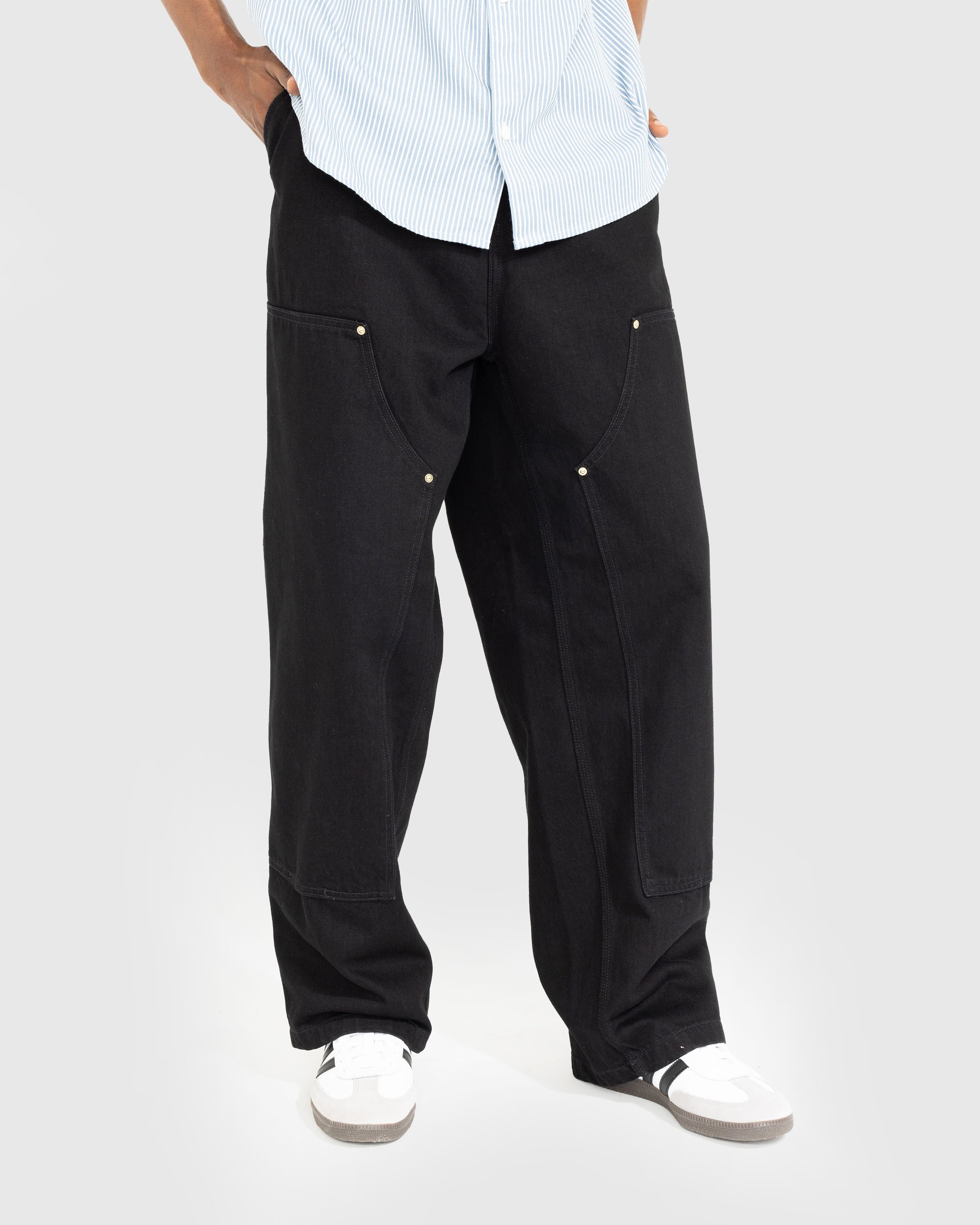 Carhartt WIP - Nash Double Knee Pant Black - Clothing - Black - Image 2