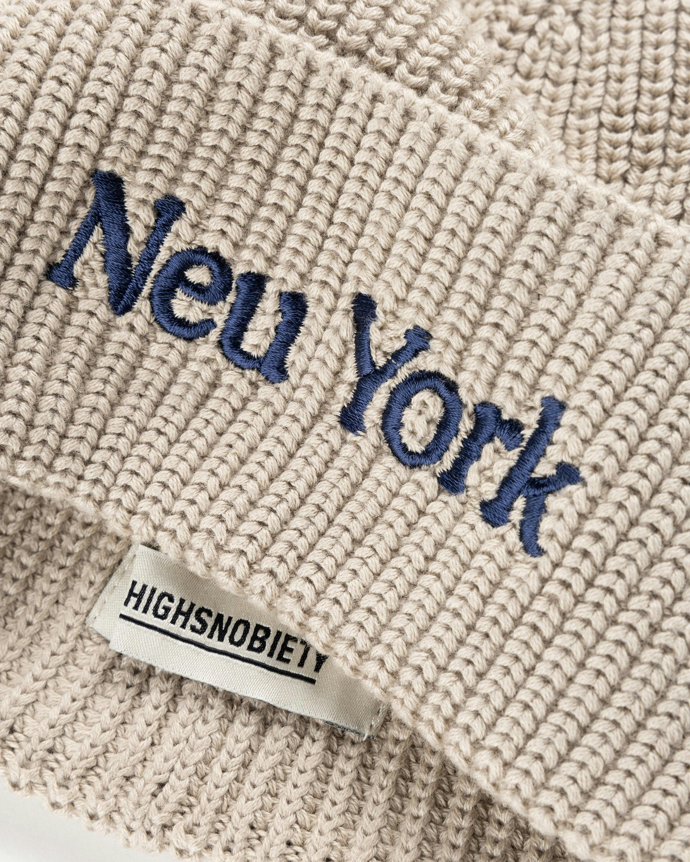 Highsnobiety - Neu York Beige Beanie - Accessories - Beige - Image 3