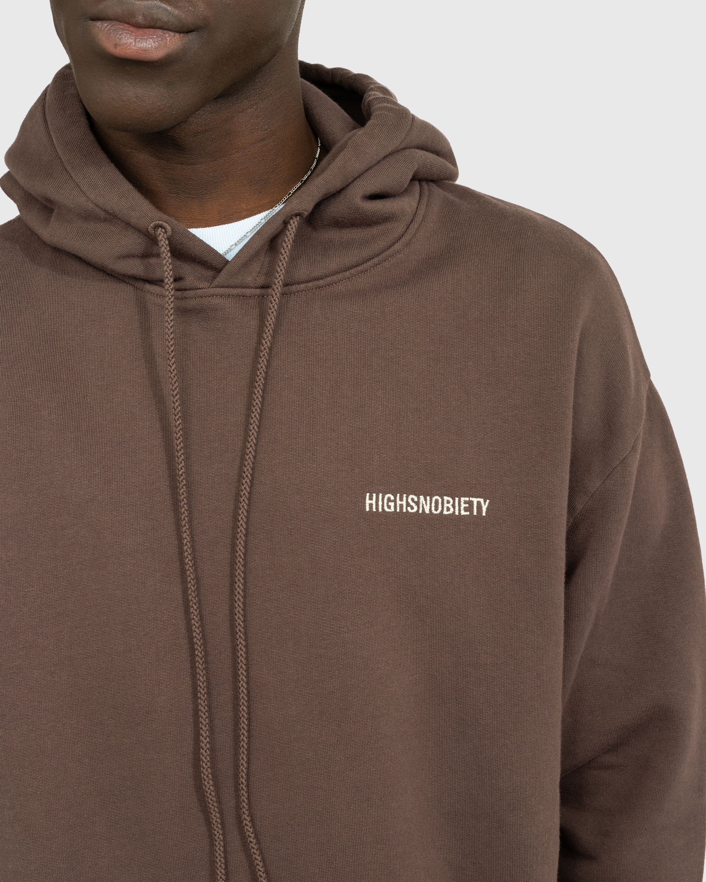 Highsnobiety - Neu York Brown Hoodie - Clothing - Black - Image 3