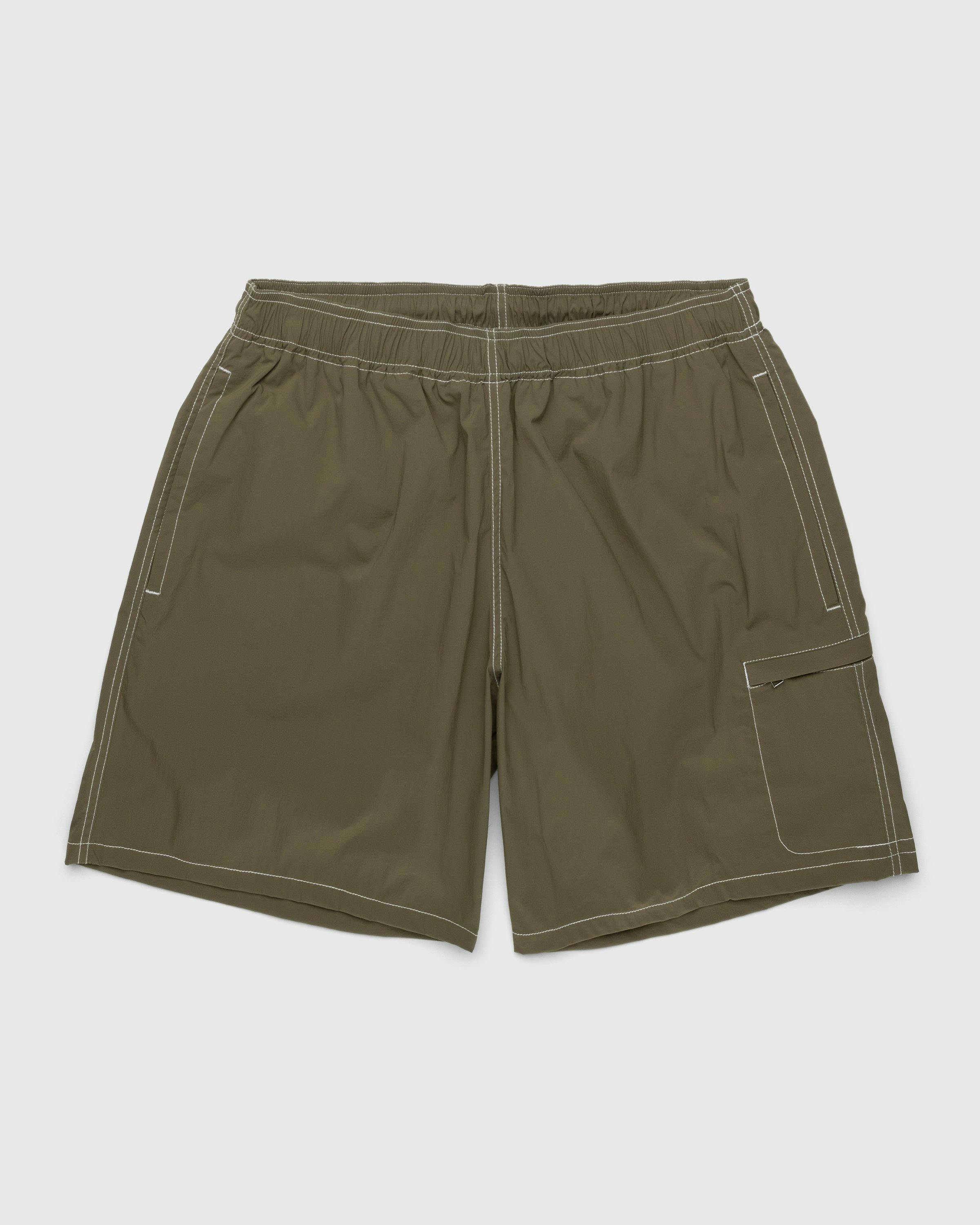 Highsnobiety - Side Cargo Shorts Khaki - Clothing - Green - Image 1