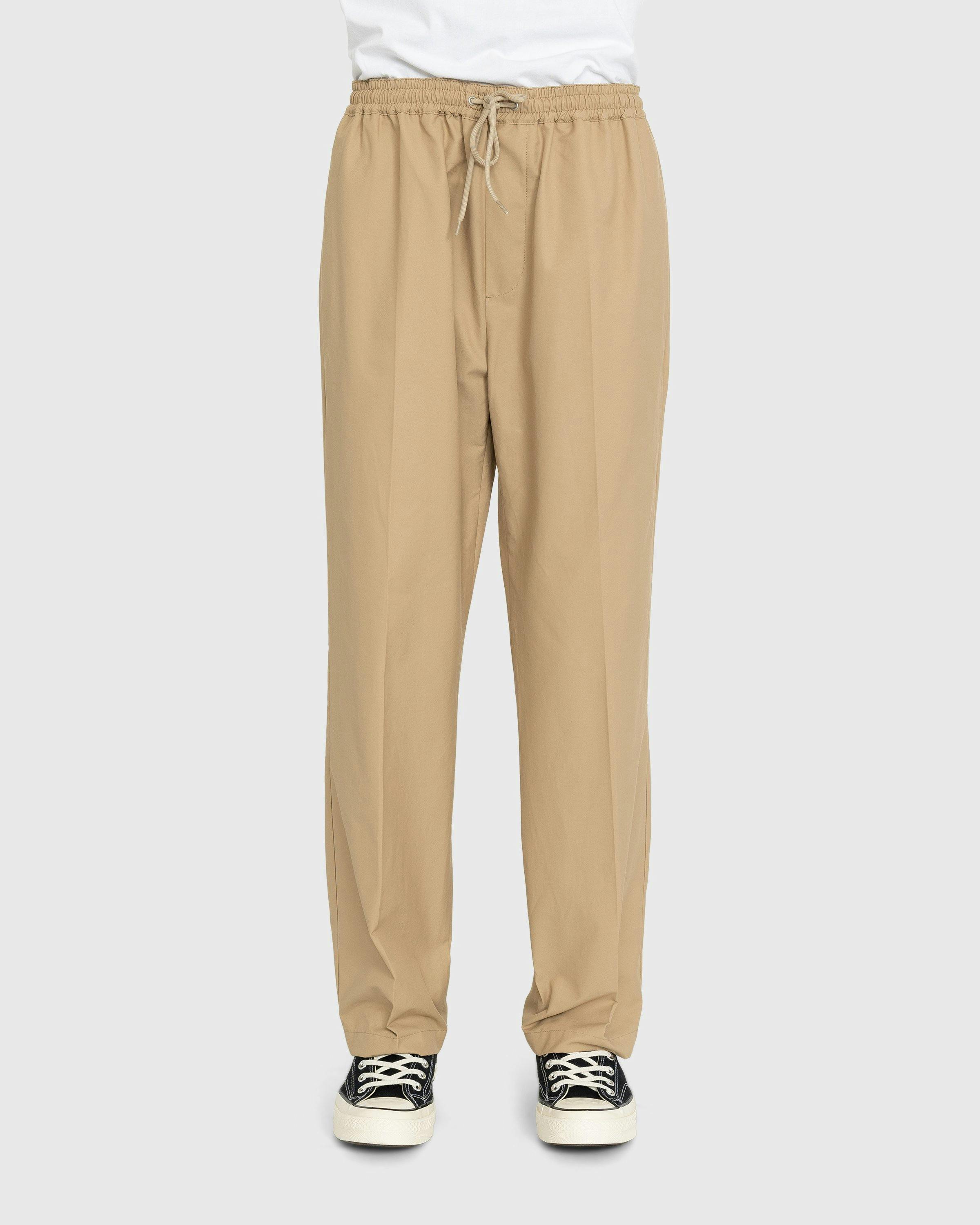 Highsnobiety - Cotton Nylon Elastic Pants Beige - Clothing - Beige - Image 2