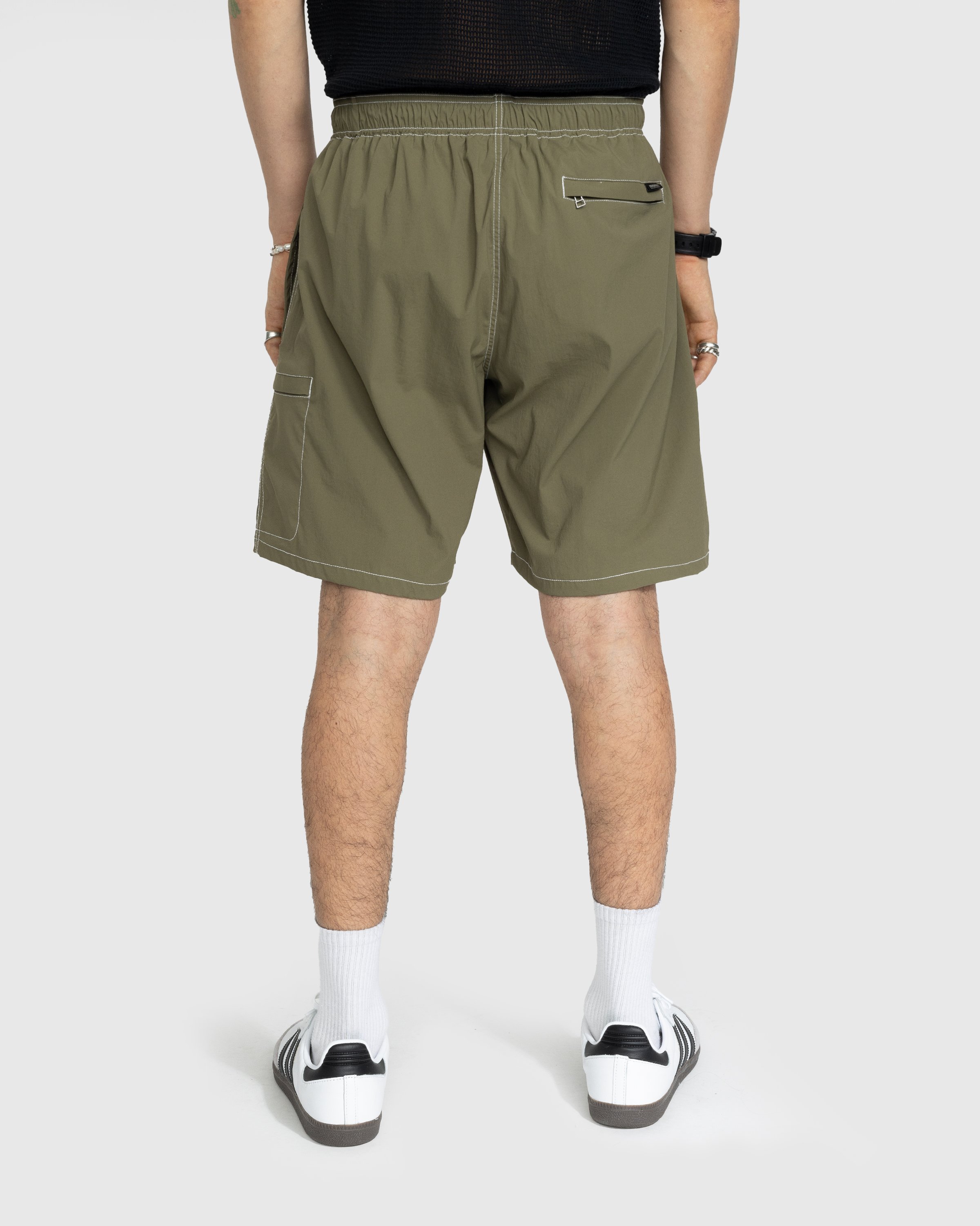 Highsnobiety - Side Cargo Shorts Khaki - Clothing - Green - Image 3