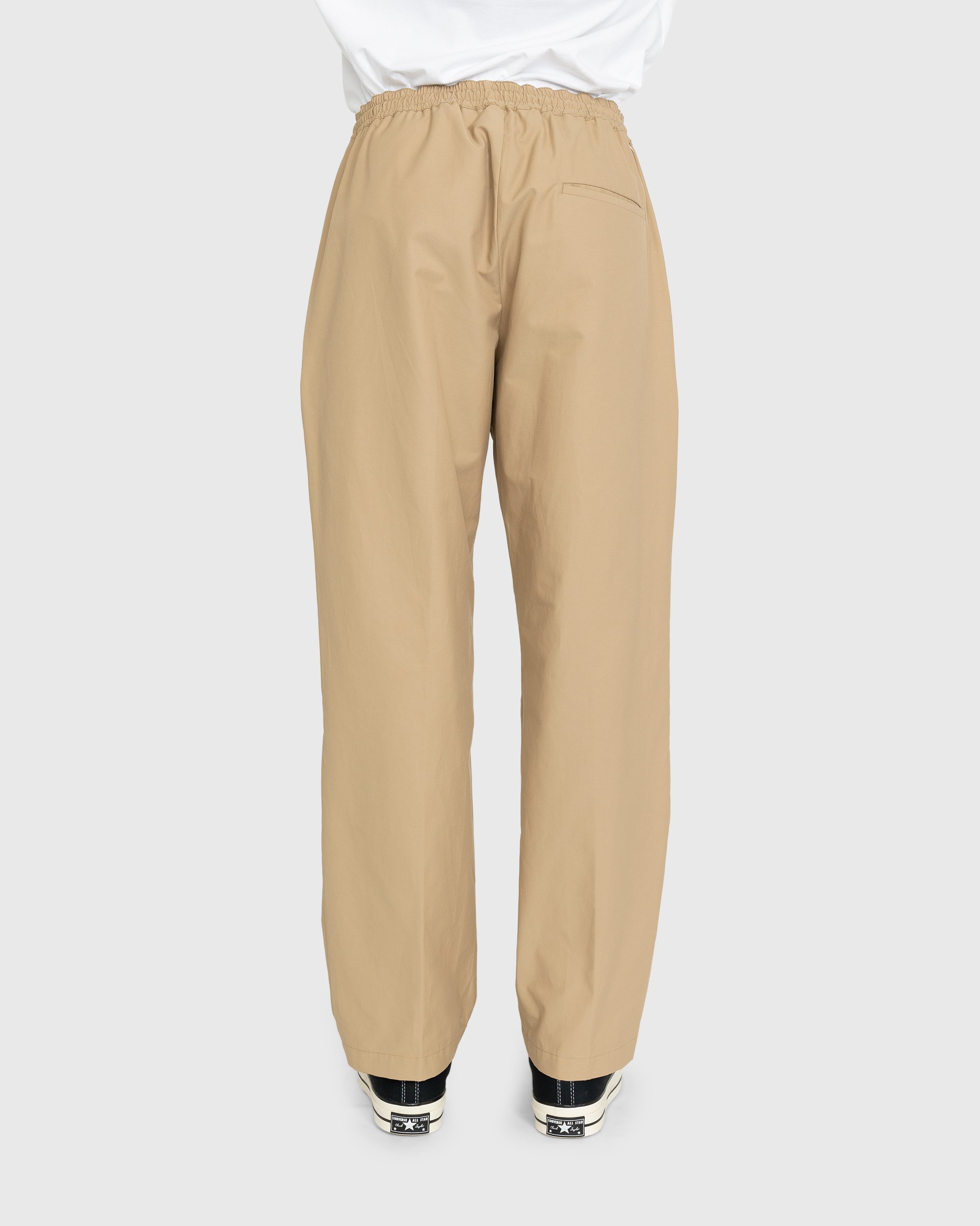 Highsnobiety - Cotton Nylon Elastic Pants Beige - Clothing - Beige - Image 4