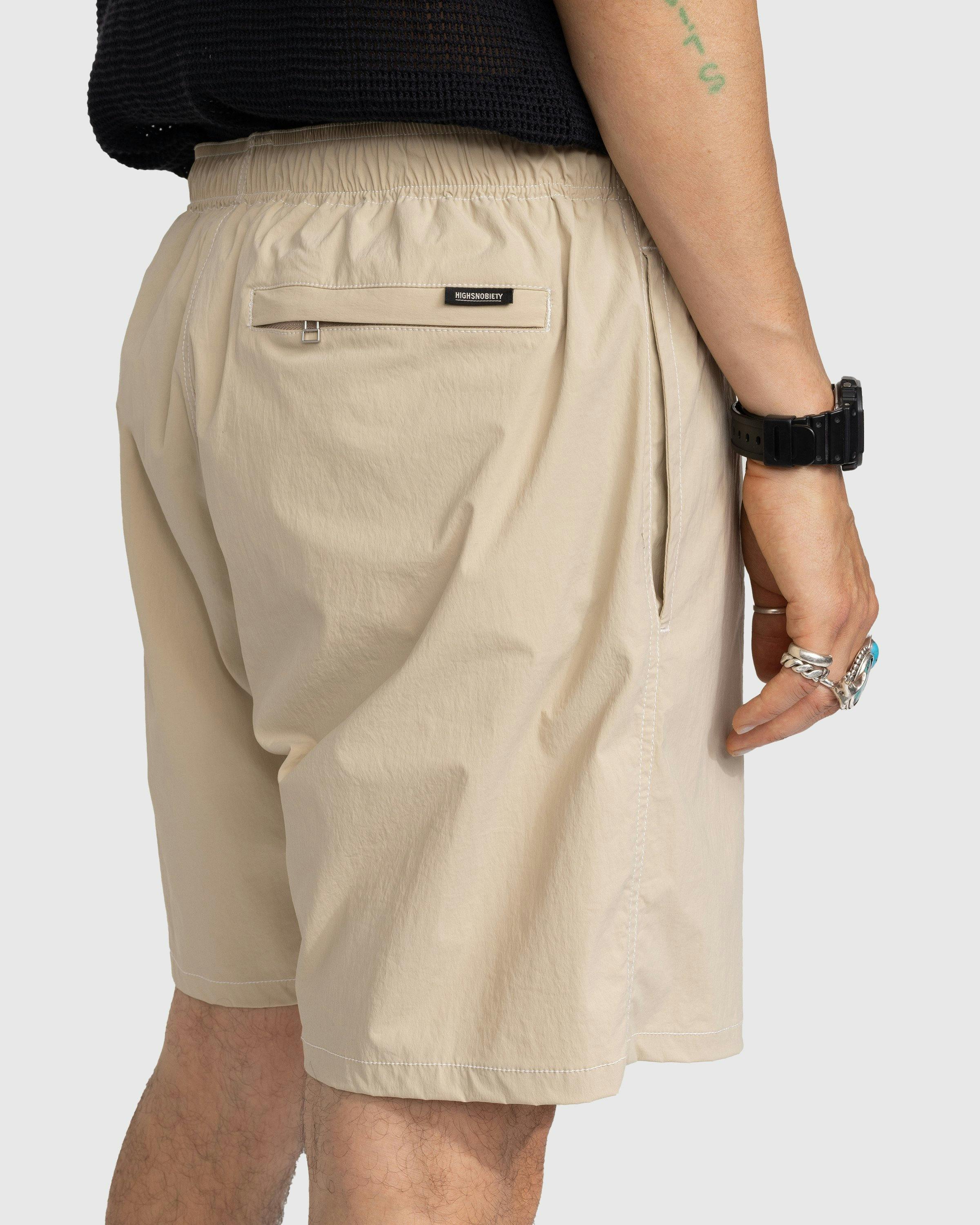 Highsnobiety - Side Cargo Shorts Light Beige - Clothing - Beige - Image 6