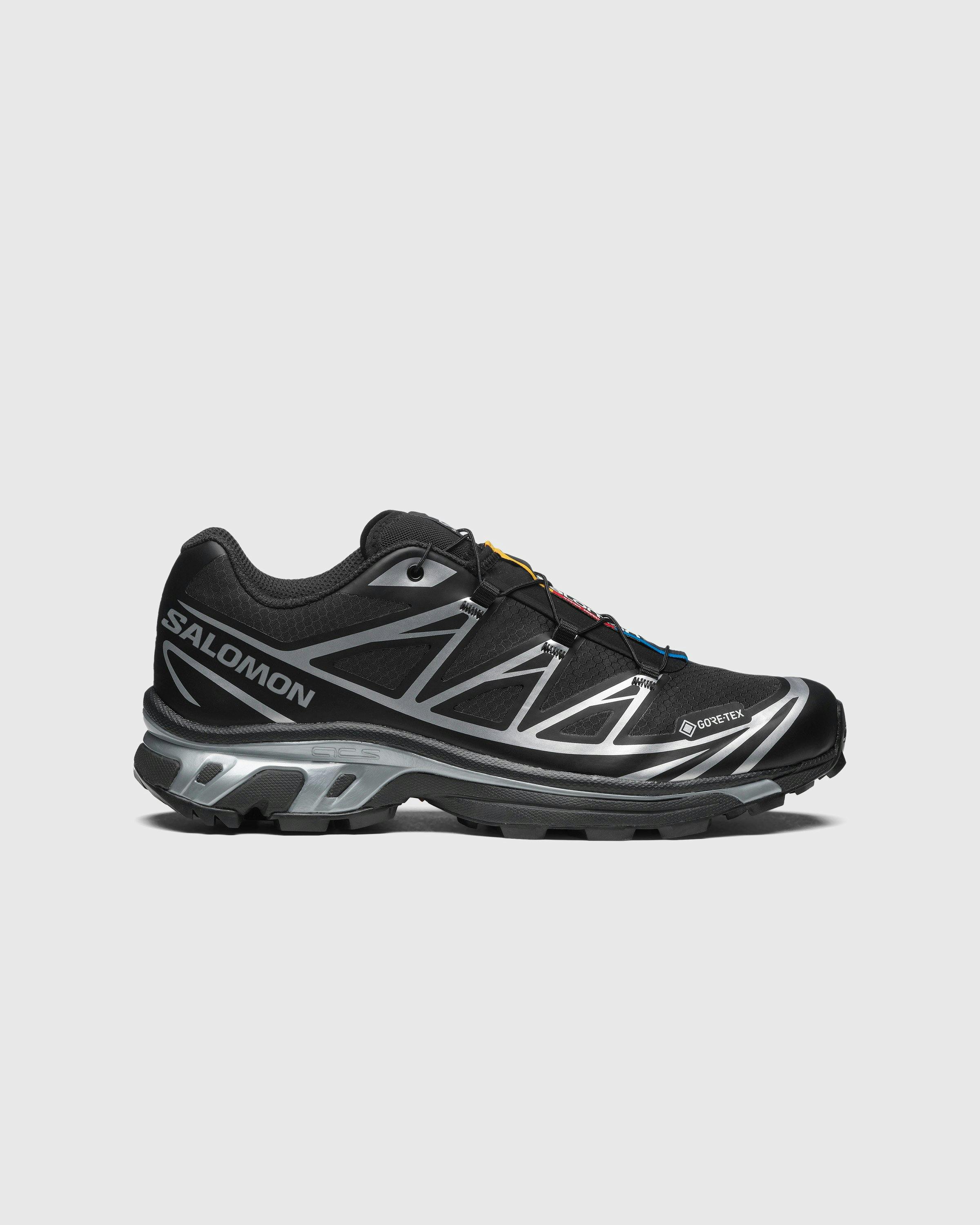 サロモン XT-6 GTX BLACK SILVER スニーカー Salomon – XT-6 GTX Black/Black/Silver