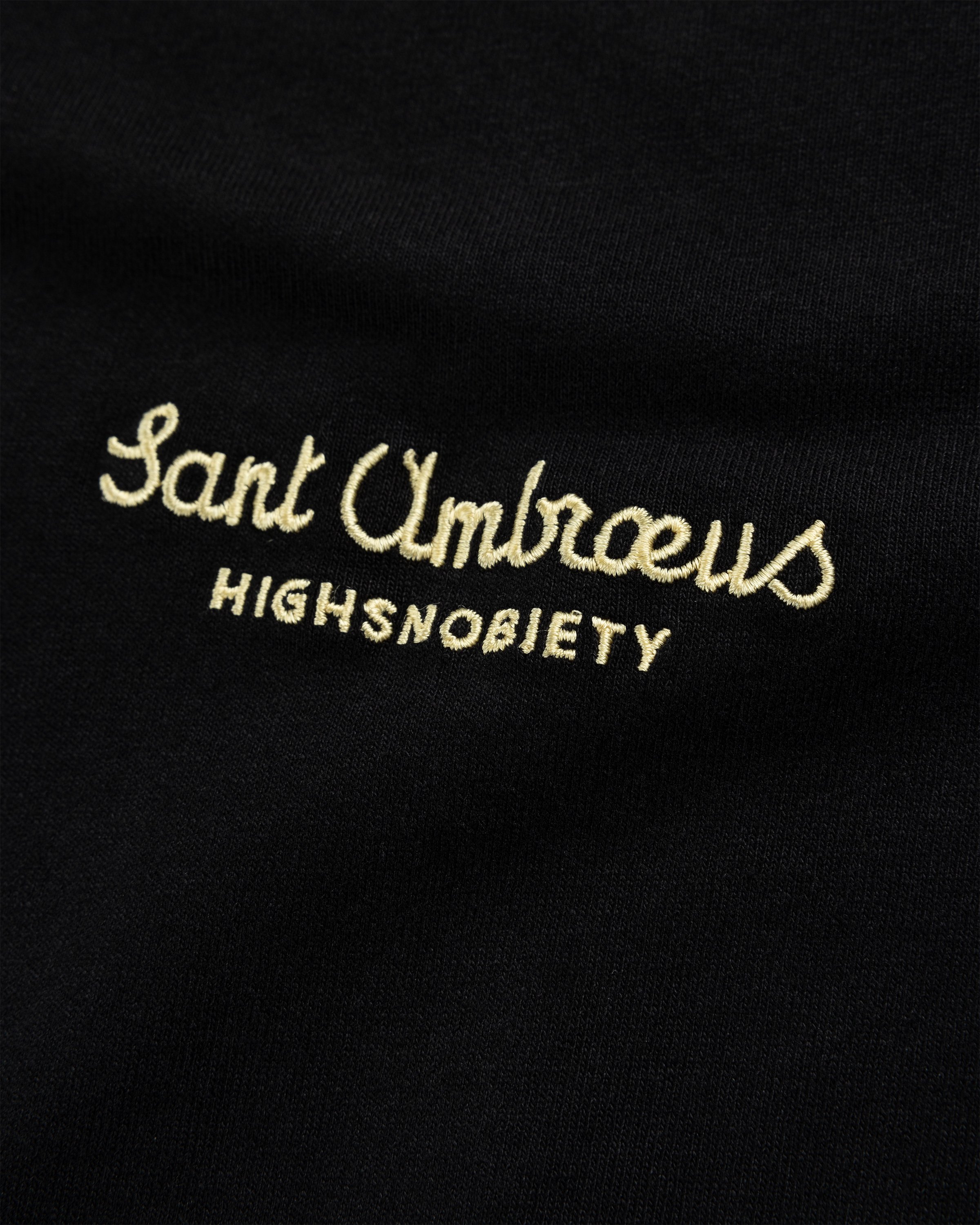 Highsnobiety x Sant Ambroeus - Black T-Shirt - Clothing - Black - Image 6