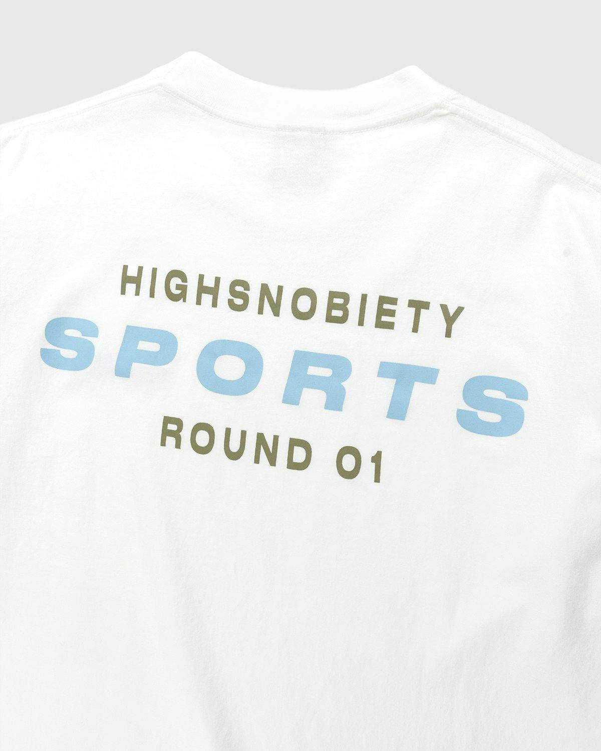 Highsnobiety - HS Sports Round 01 T-Shirt White - Clothing - White - Image 5