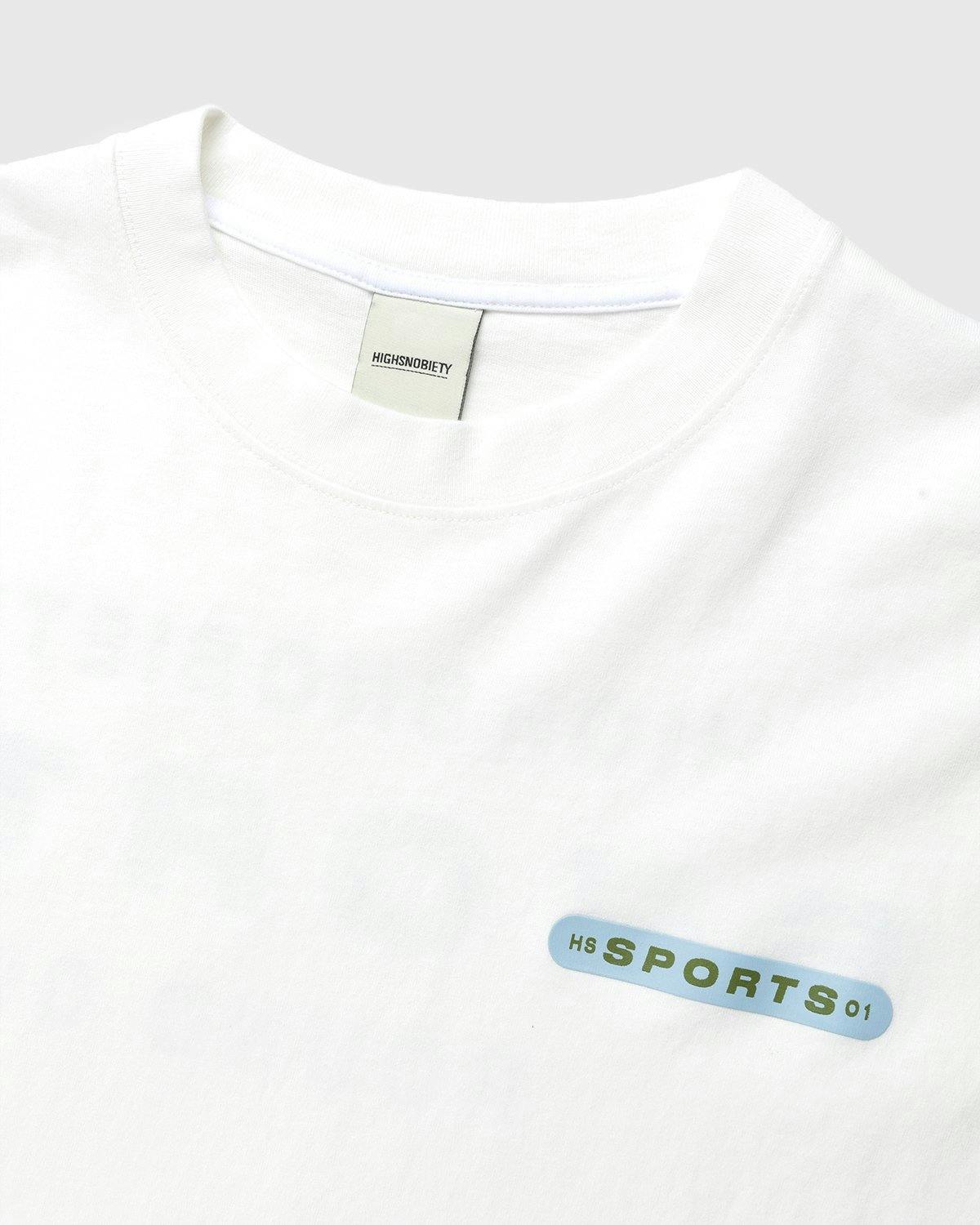 Highsnobiety - HS Sports Round 01 T-Shirt White - Clothing - White - Image 3