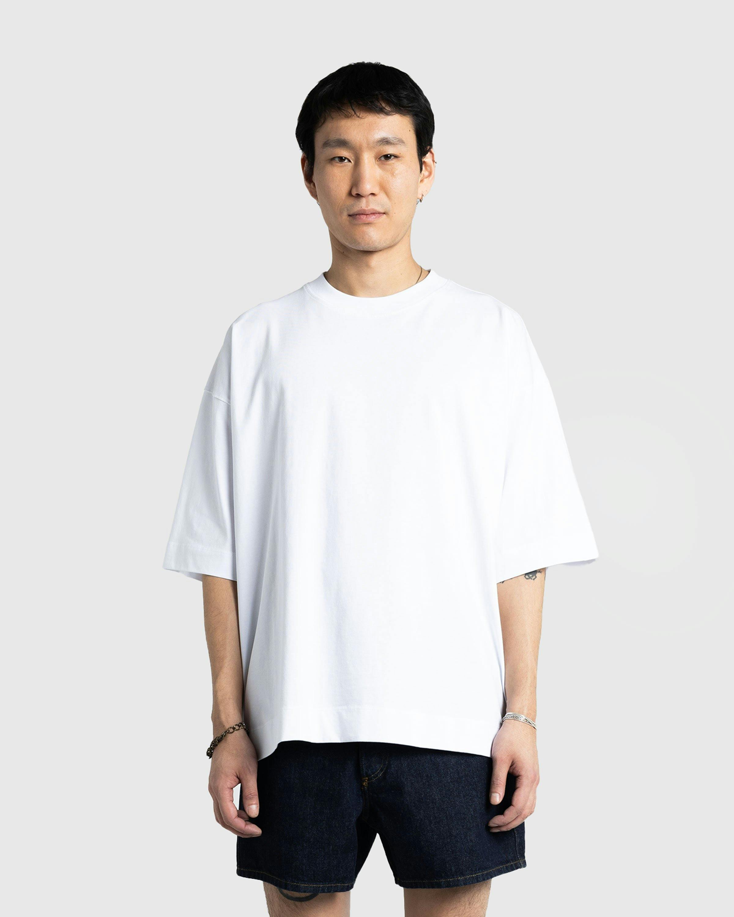 Dries van Noten - HEN 8603 M.K.T–SHIRT WHI - Clothing - White - Image 2