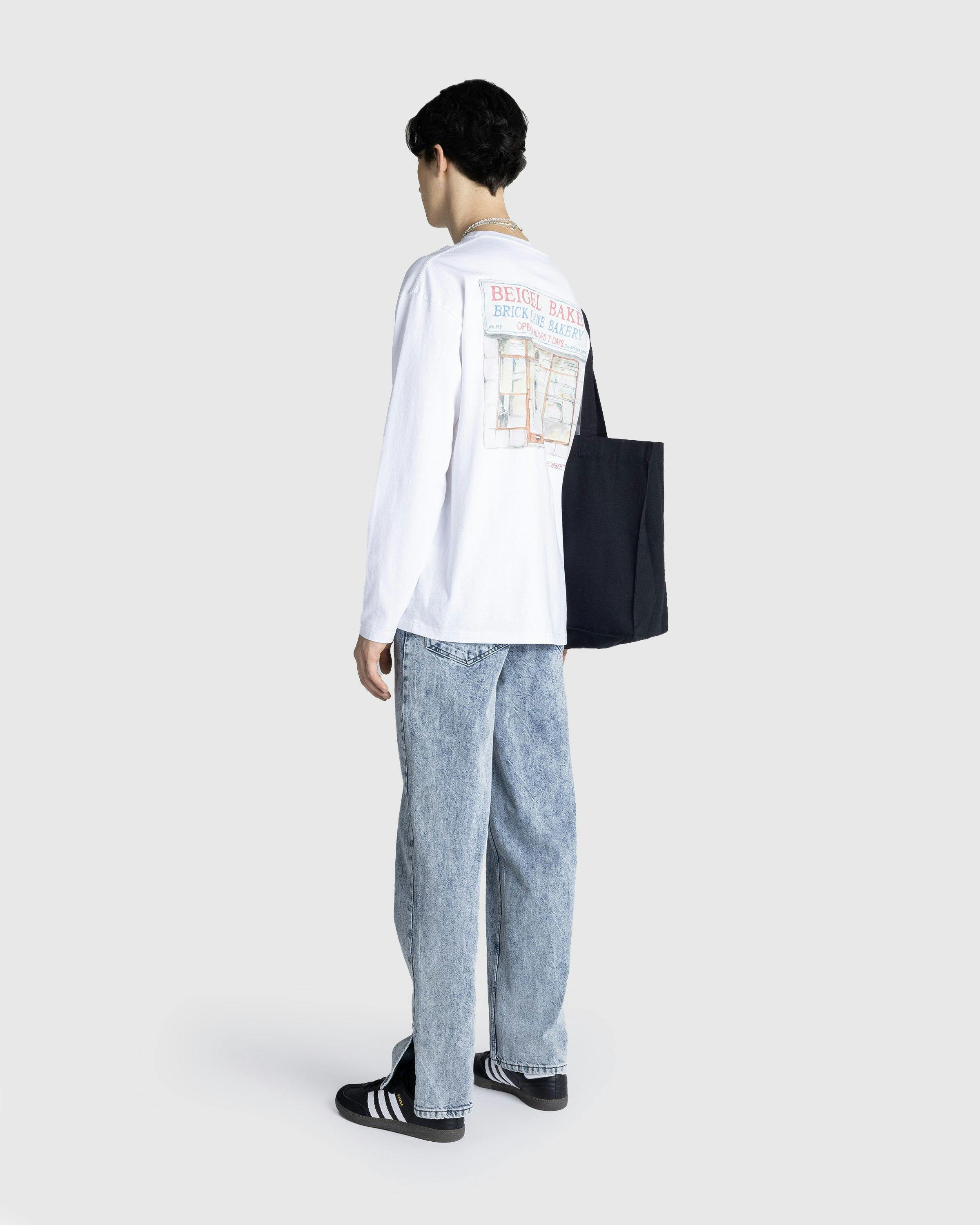 Beigel Bake x Highsnobiety - White Long Sleeves Tee - Clothing -  - Image 5