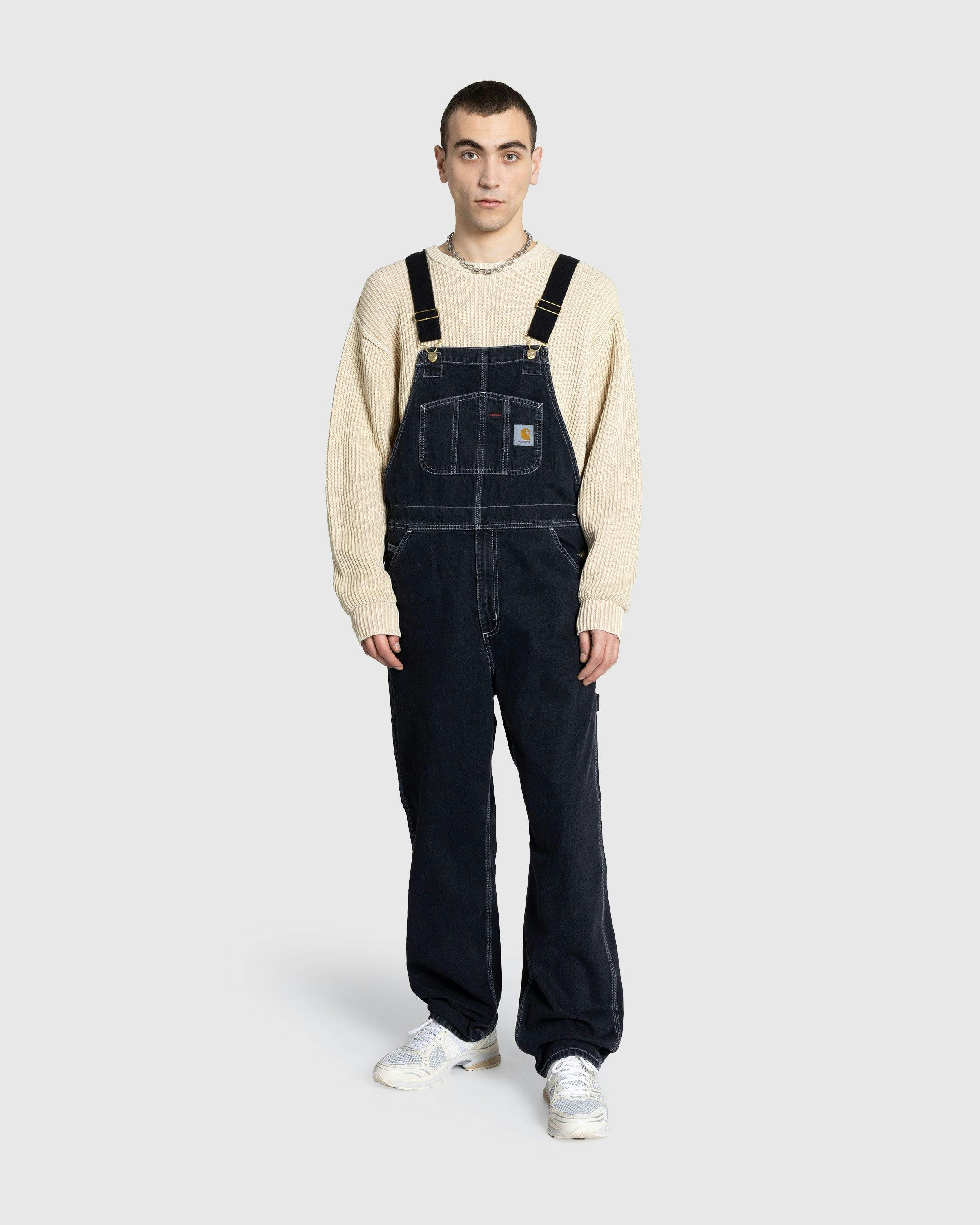 Carhartt WIP - Bib Overall Black /stone washed - Clothing - Black - Image 2