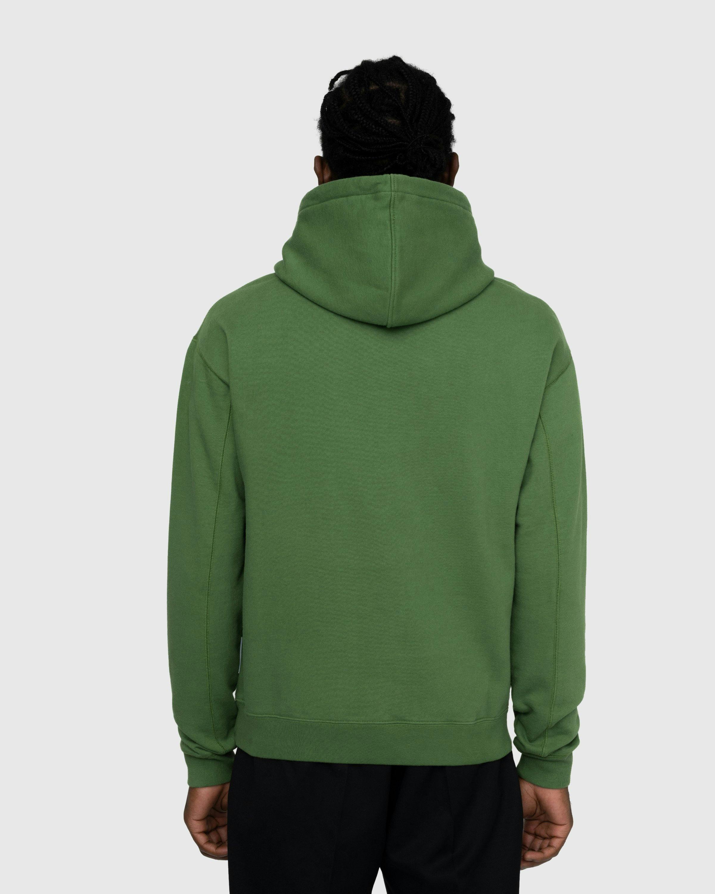 Highsnobiety - Classic Fleece Hoodie Olive - Clothing - Green - Image 4