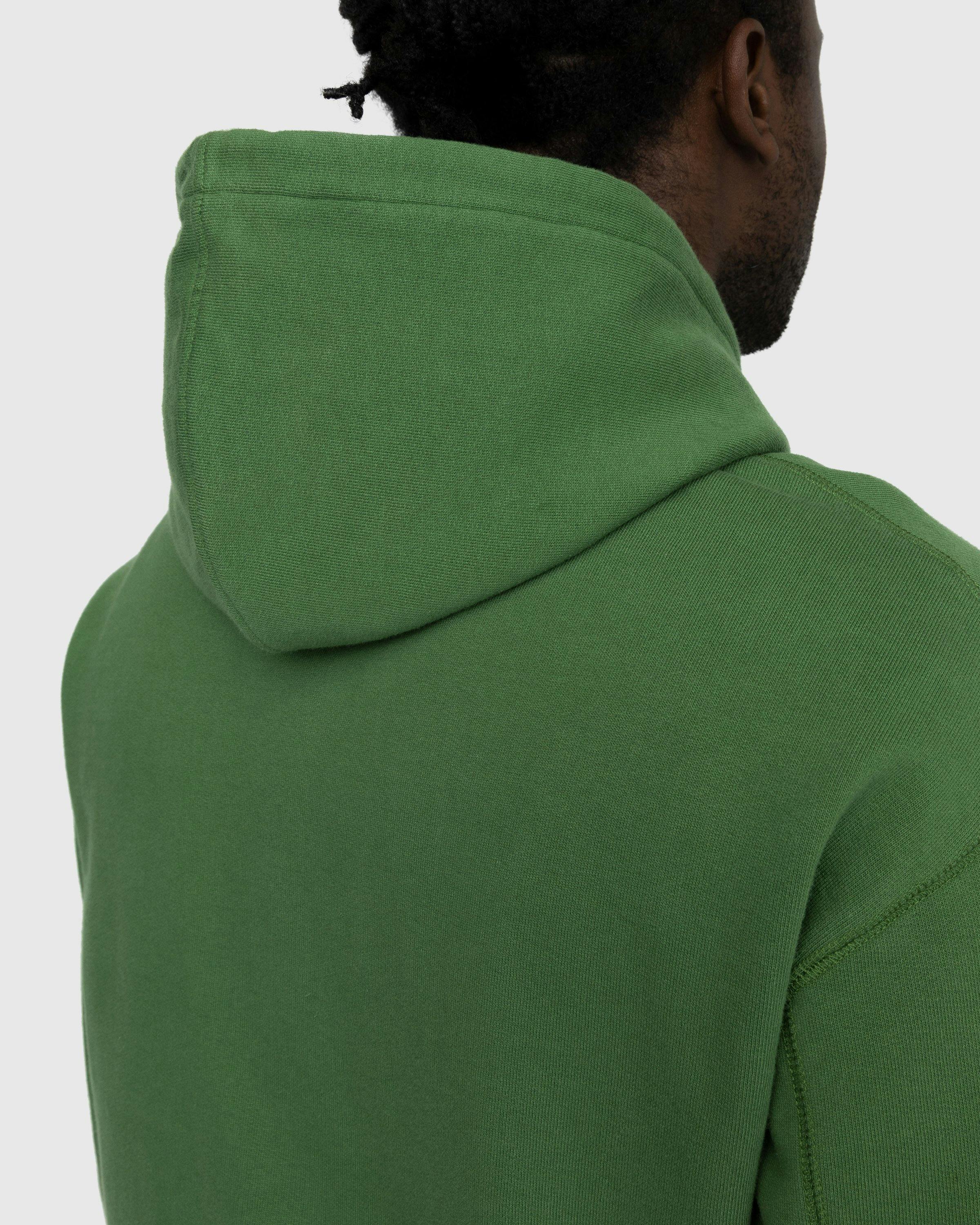 Highsnobiety - Classic Fleece Hoodie Olive - Clothing - Green - Image 5