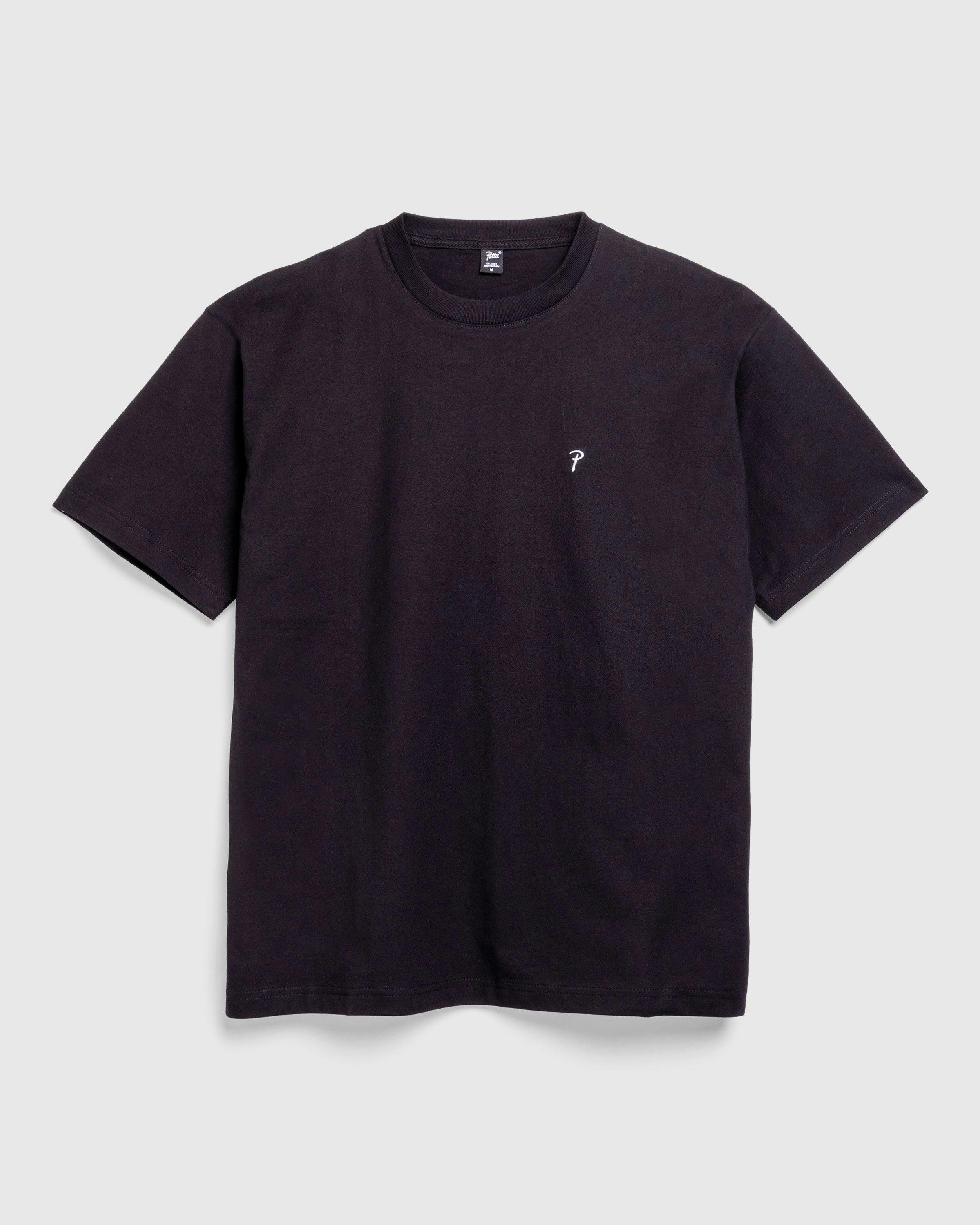 Patta - Basic Script P T-Shirt Black - Clothing - Black - Image 1