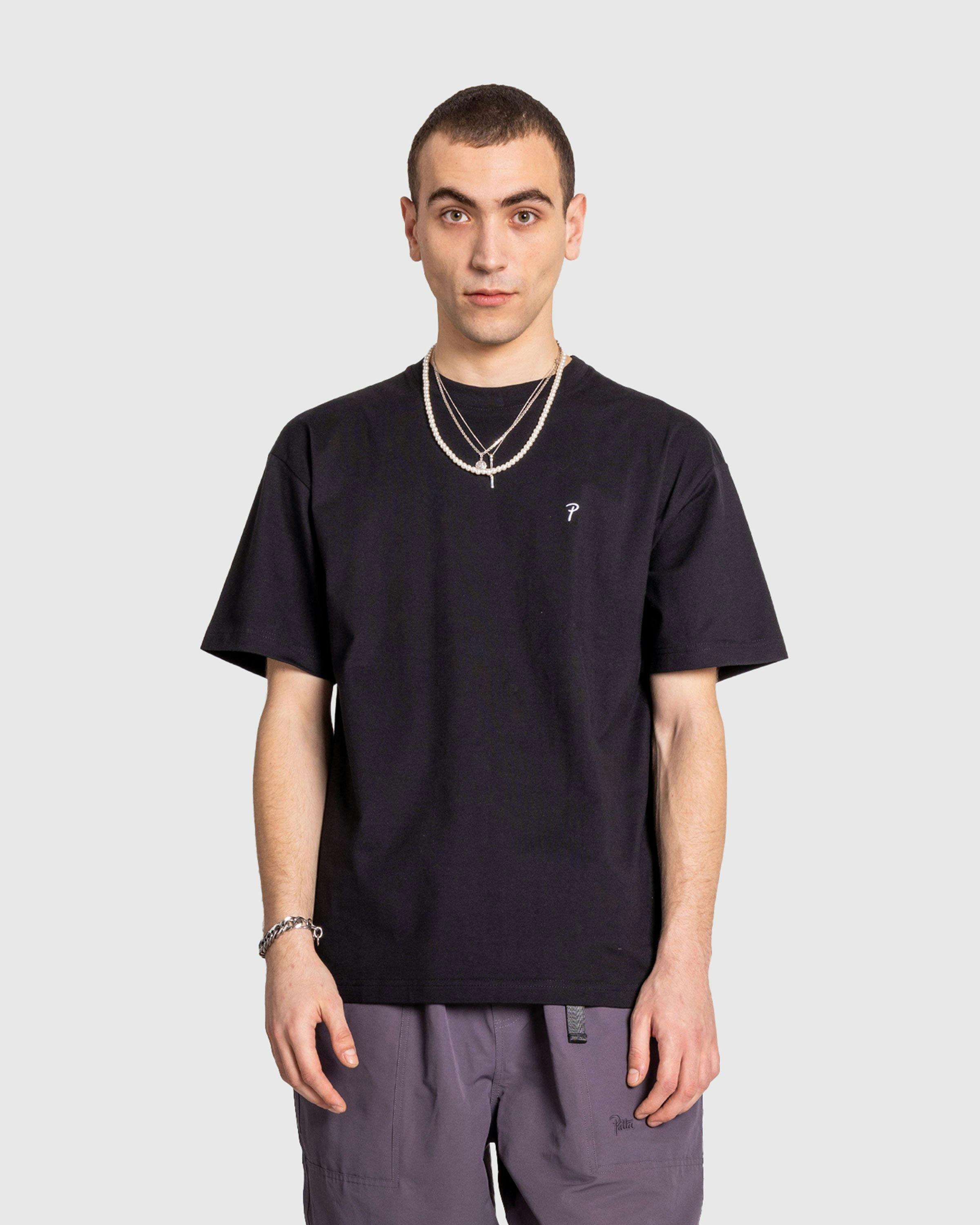 Patta - Basic Script P T-Shirt Black - Clothing - Black - Image 2