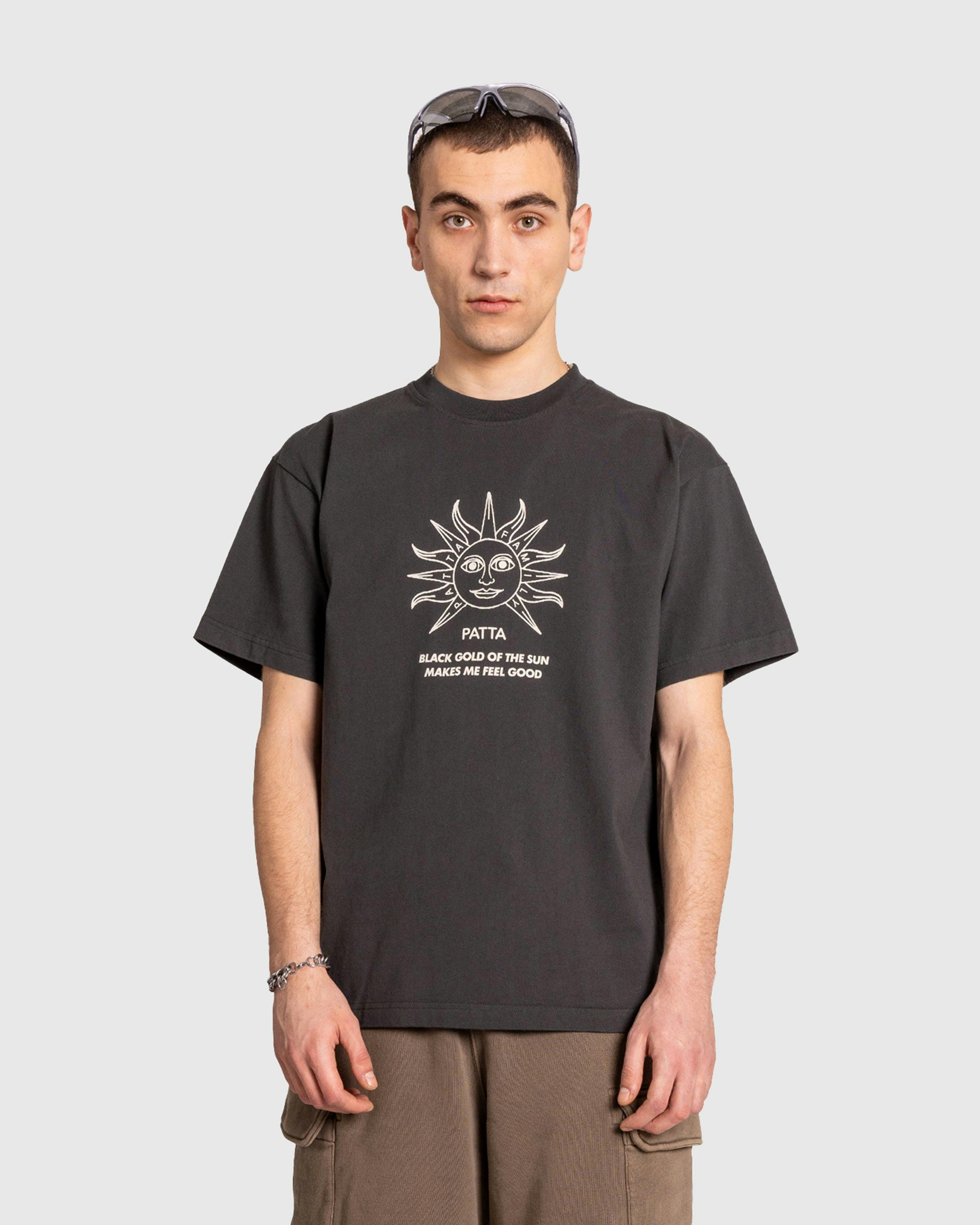 Patta - Black Gold Sun T-Shirt Pirate Black - Clothing - Black - Image 2