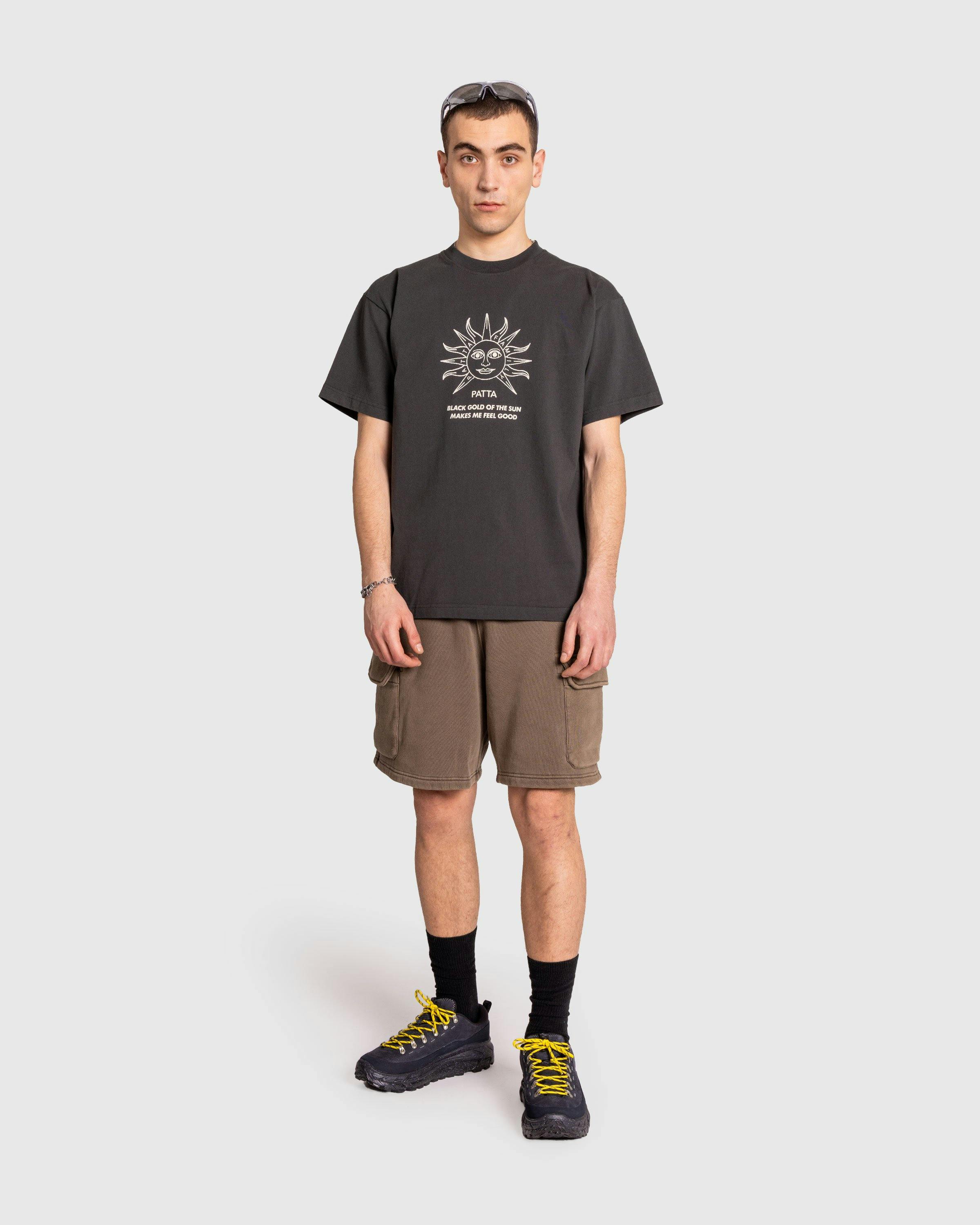 Patta - Black Gold Sun T-Shirt Pirate Black - Clothing - Black - Image 3