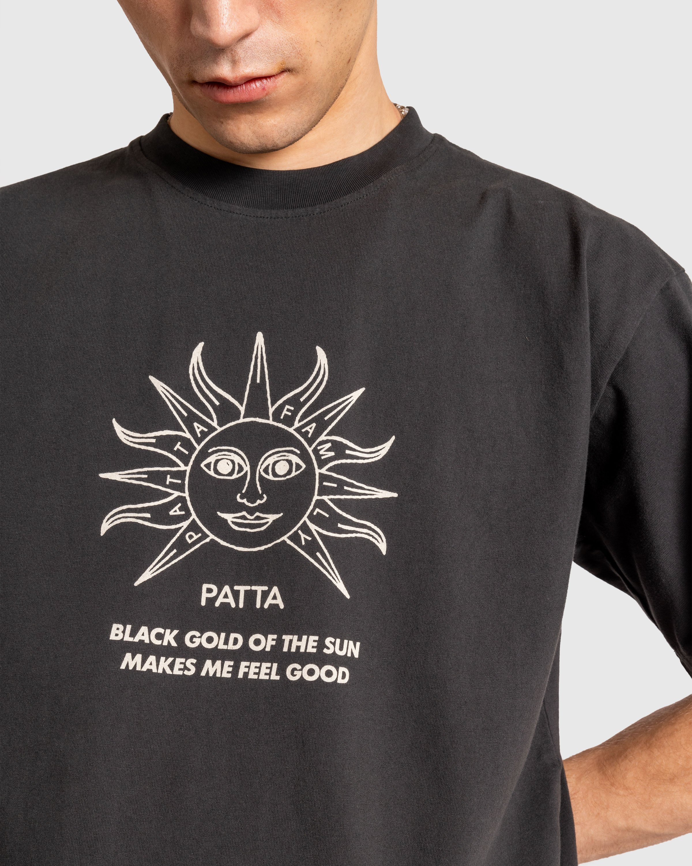 Patta - Black Gold Sun T-Shirt Pirate Black - Clothing - Black - Image 5