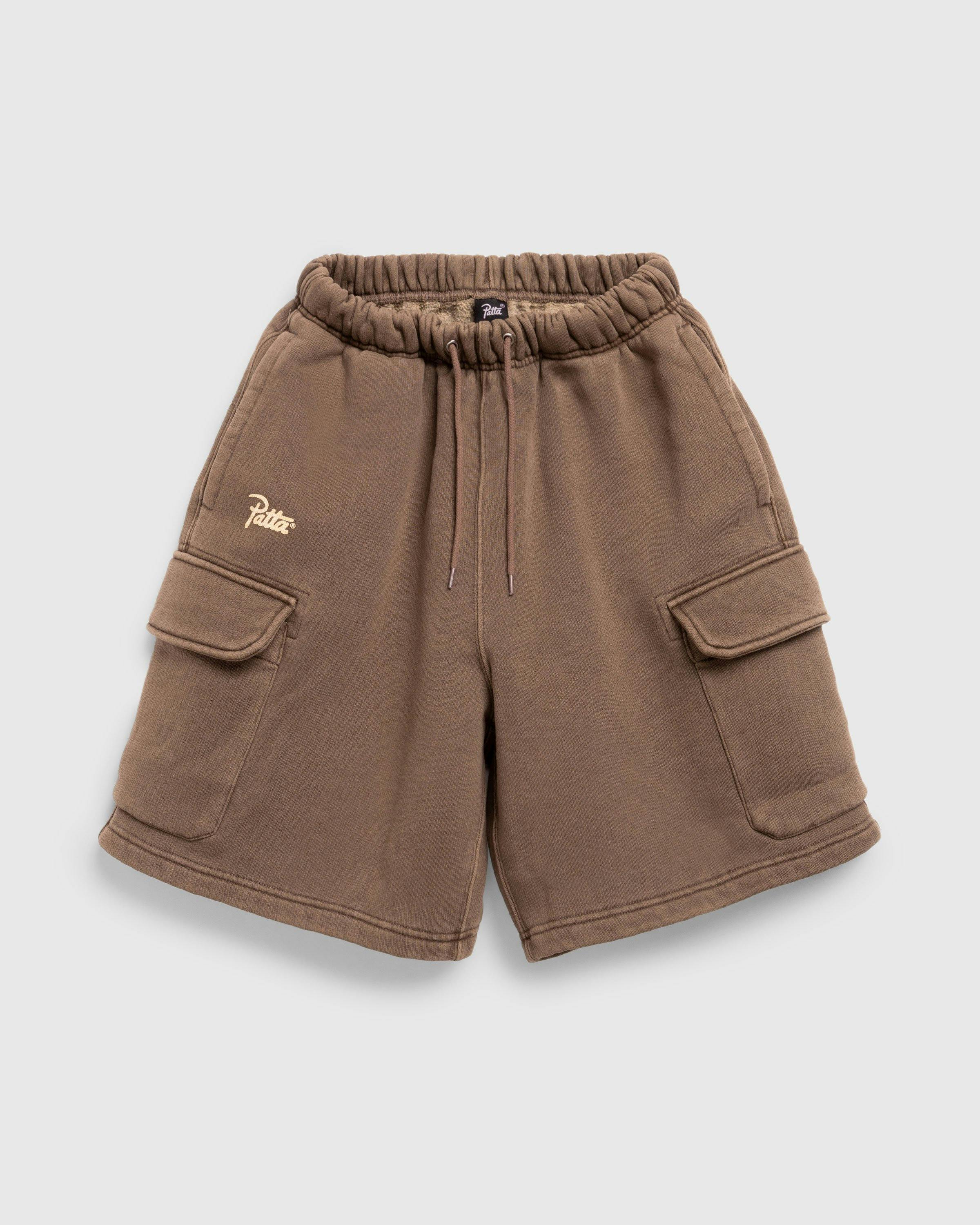 Patta - Classic Washed Cargo Jogging Shorts Morel - Clothing - Green - Image 1