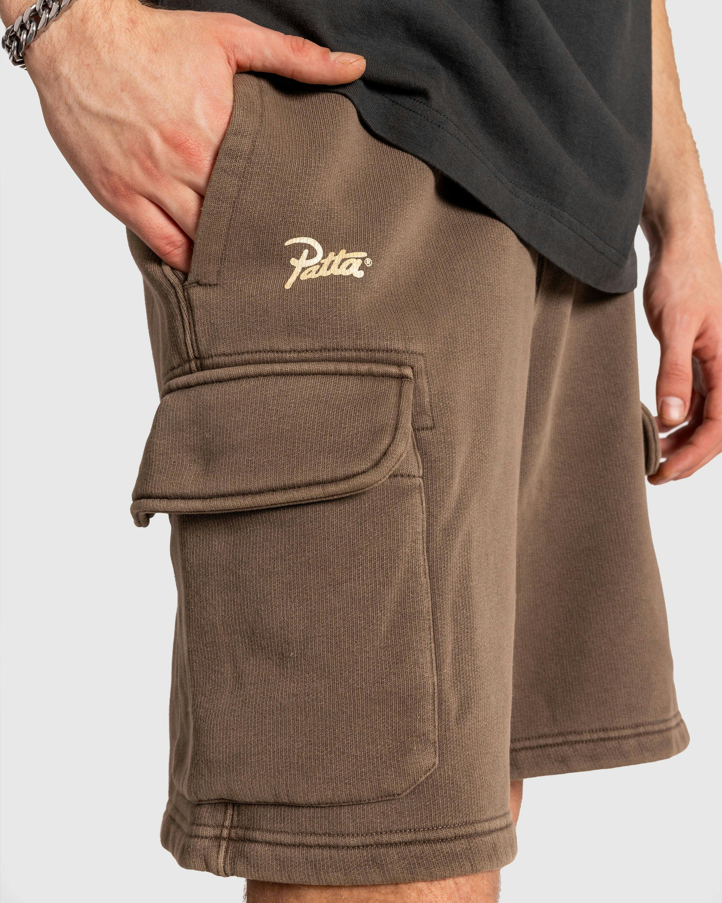 Patta - Classic Washed Cargo Jogging Shorts Morel - Clothing - Green - Image 5