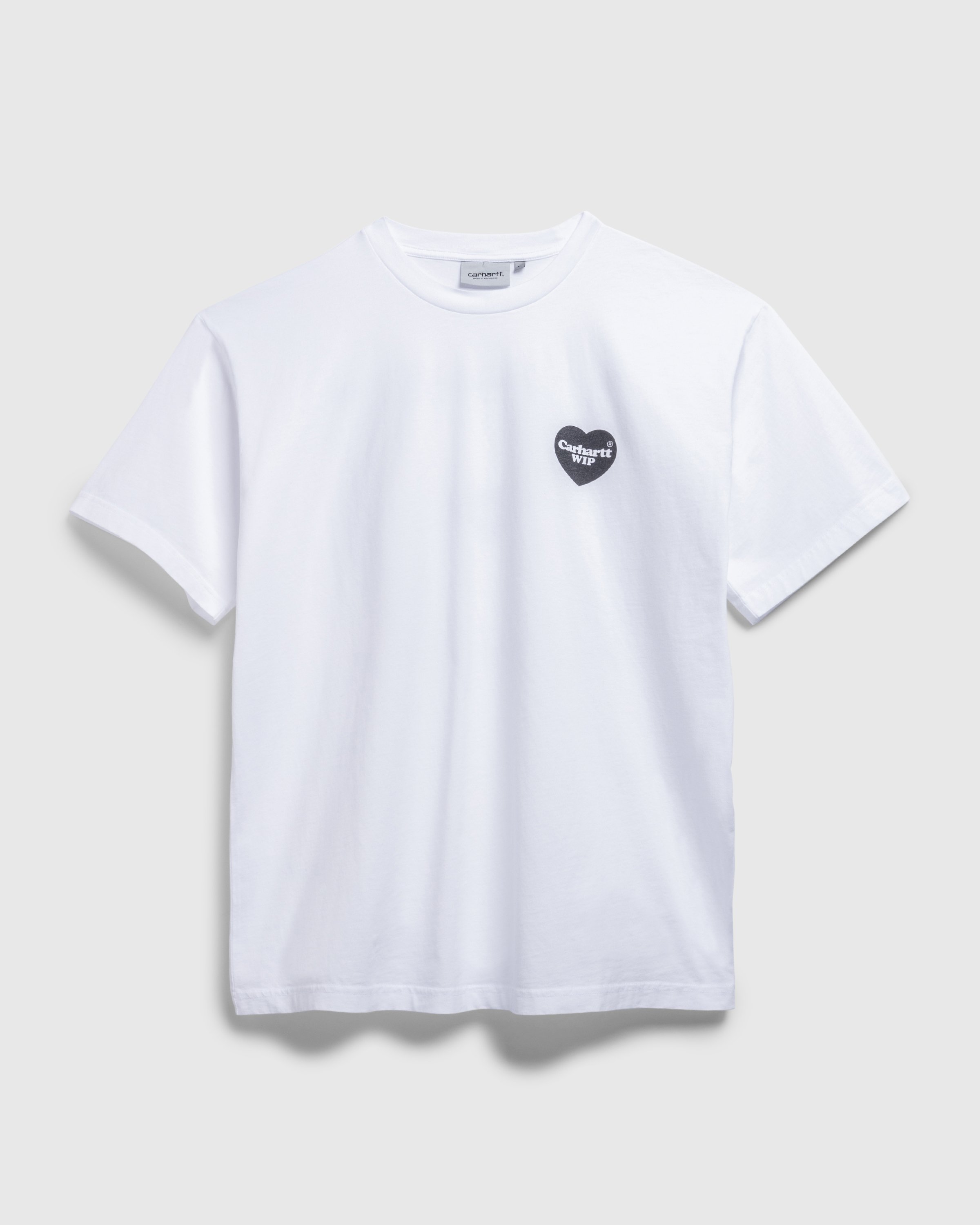 Carhartt WIP - S/S Heart Bandana TShirt White / Black /stone washed - Clothing - White - Image 1