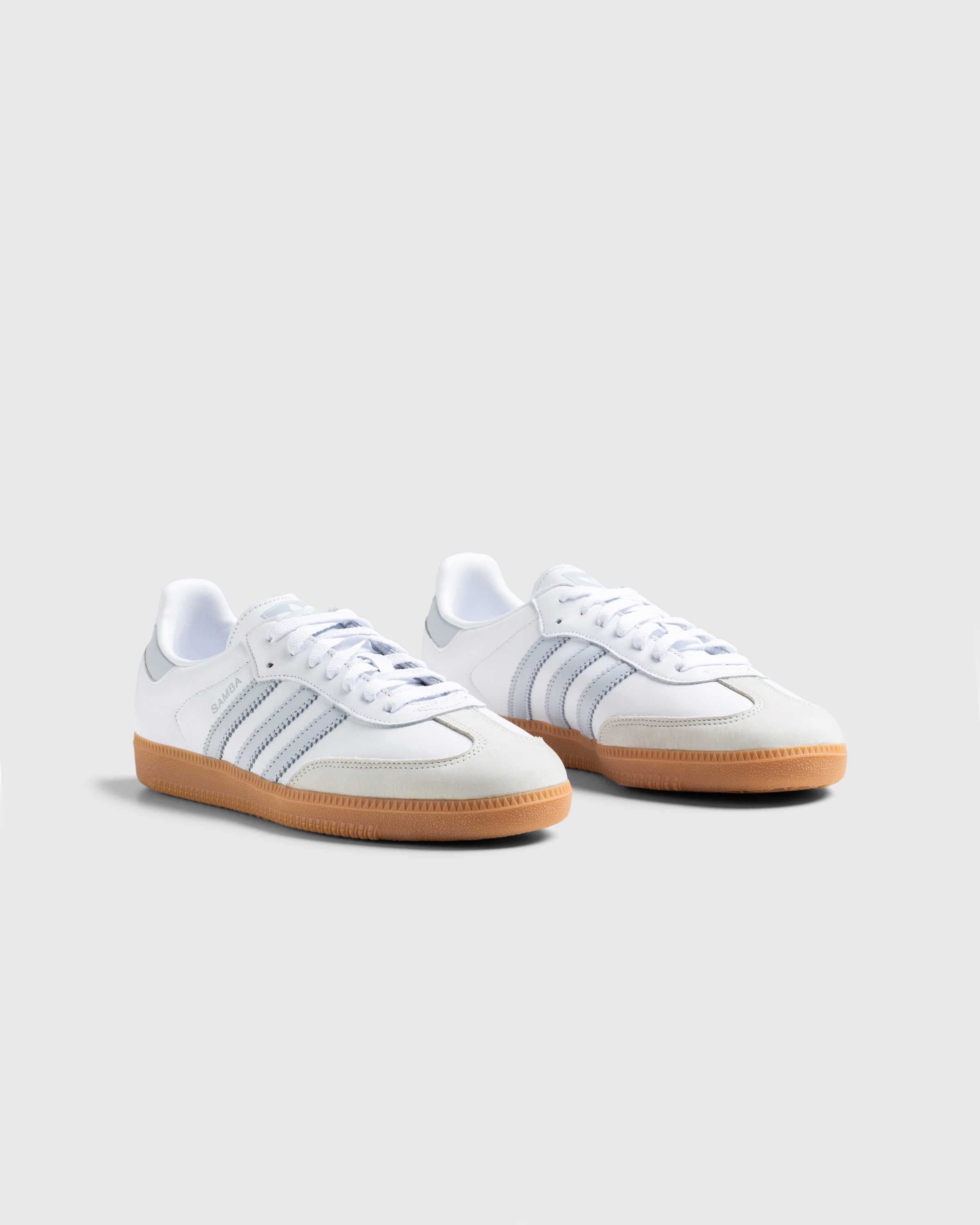 Adidas - Samba Og W          Ftwwht/Halblu/Owhite - Footwear - White - Image 3