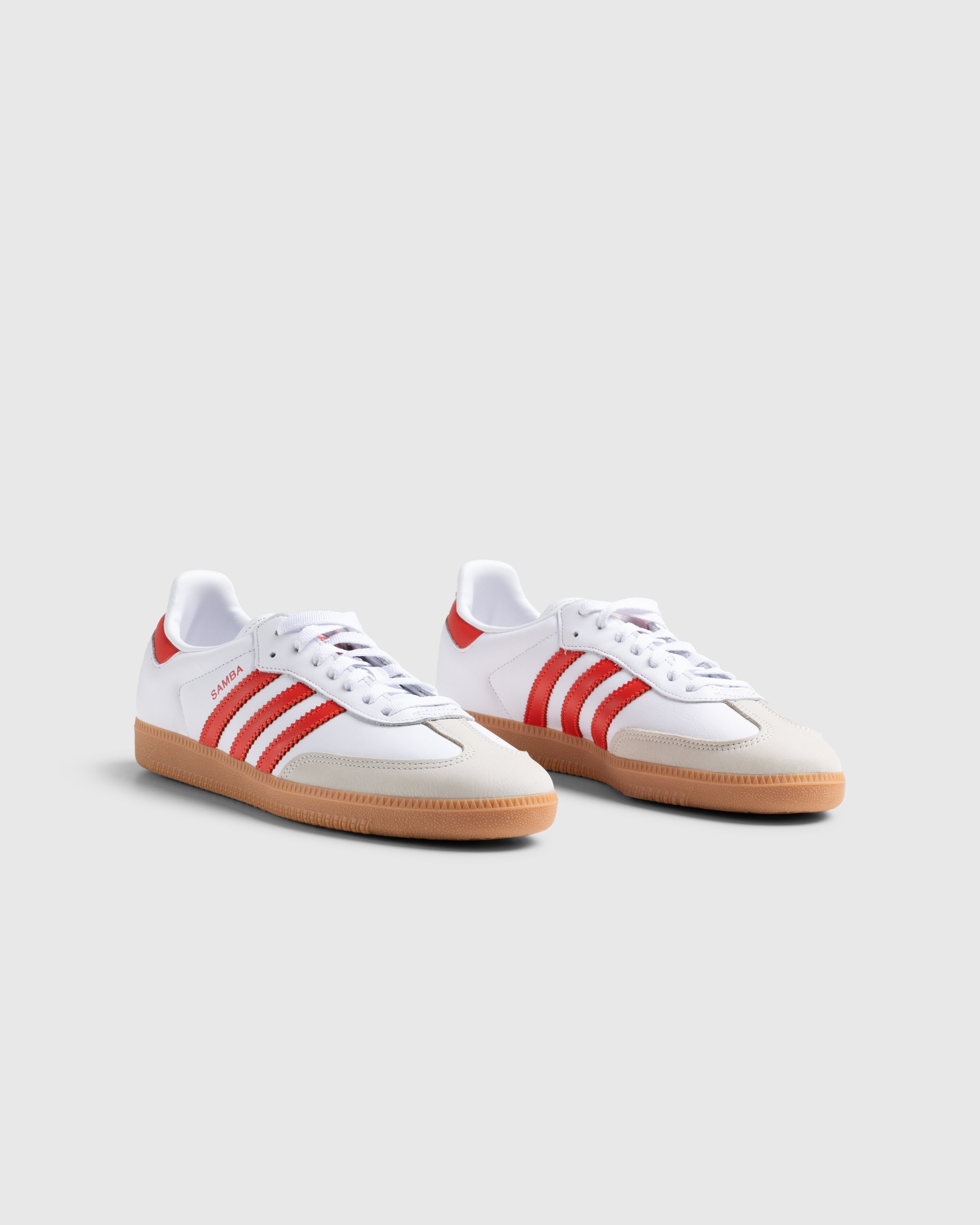 Adidas - Samba Og W          Ftwwht/Solred/Owhite - Footwear - White - Image 3