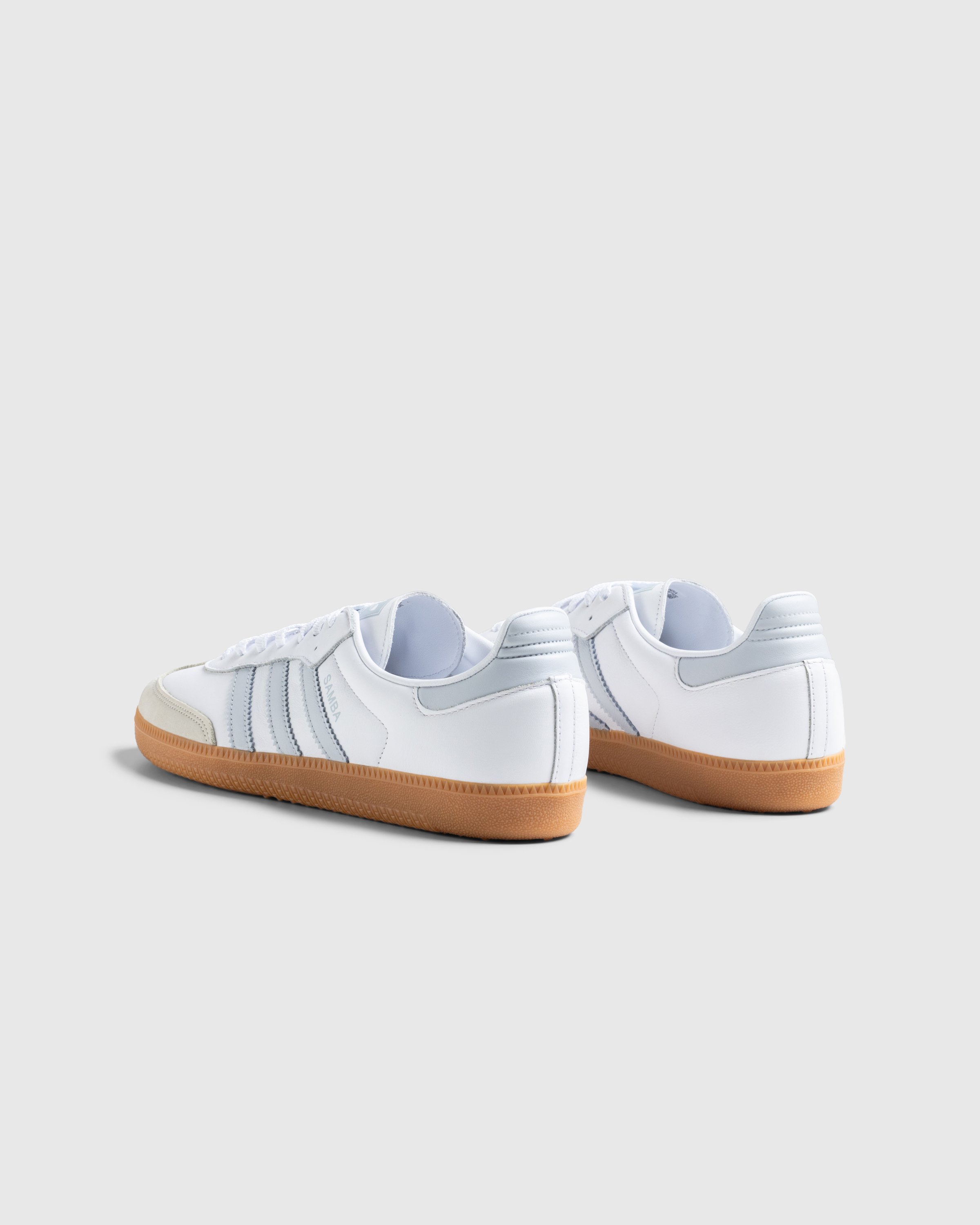 Adidas - Samba Og W          Ftwwht/Halblu/Owhite - Footwear - White - Image 4