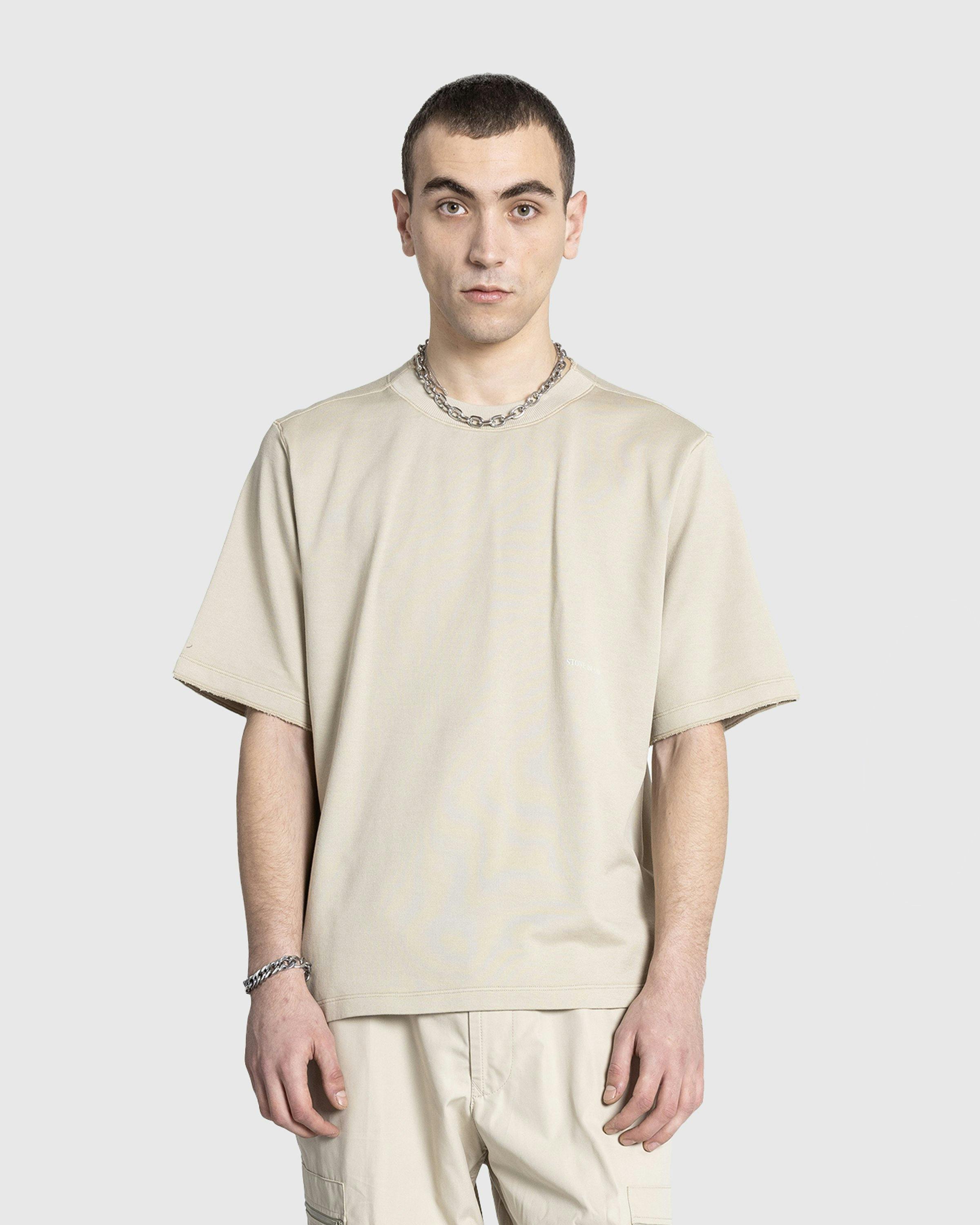 Stone Island - T SHIRT BEIGE - Clothing - Beige - Image 2