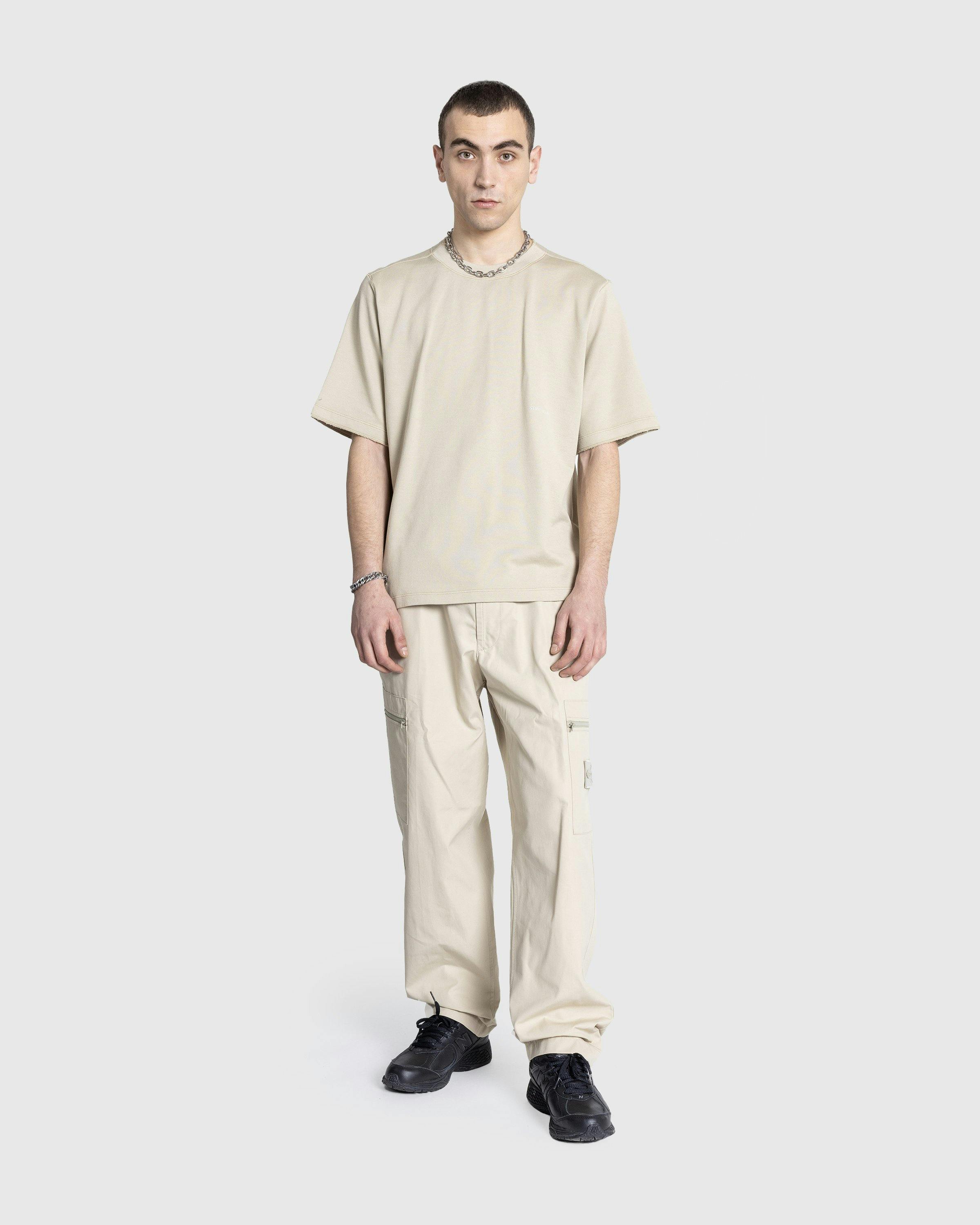 Stone Island - T SHIRT BEIGE - Clothing - Beige - Image 3