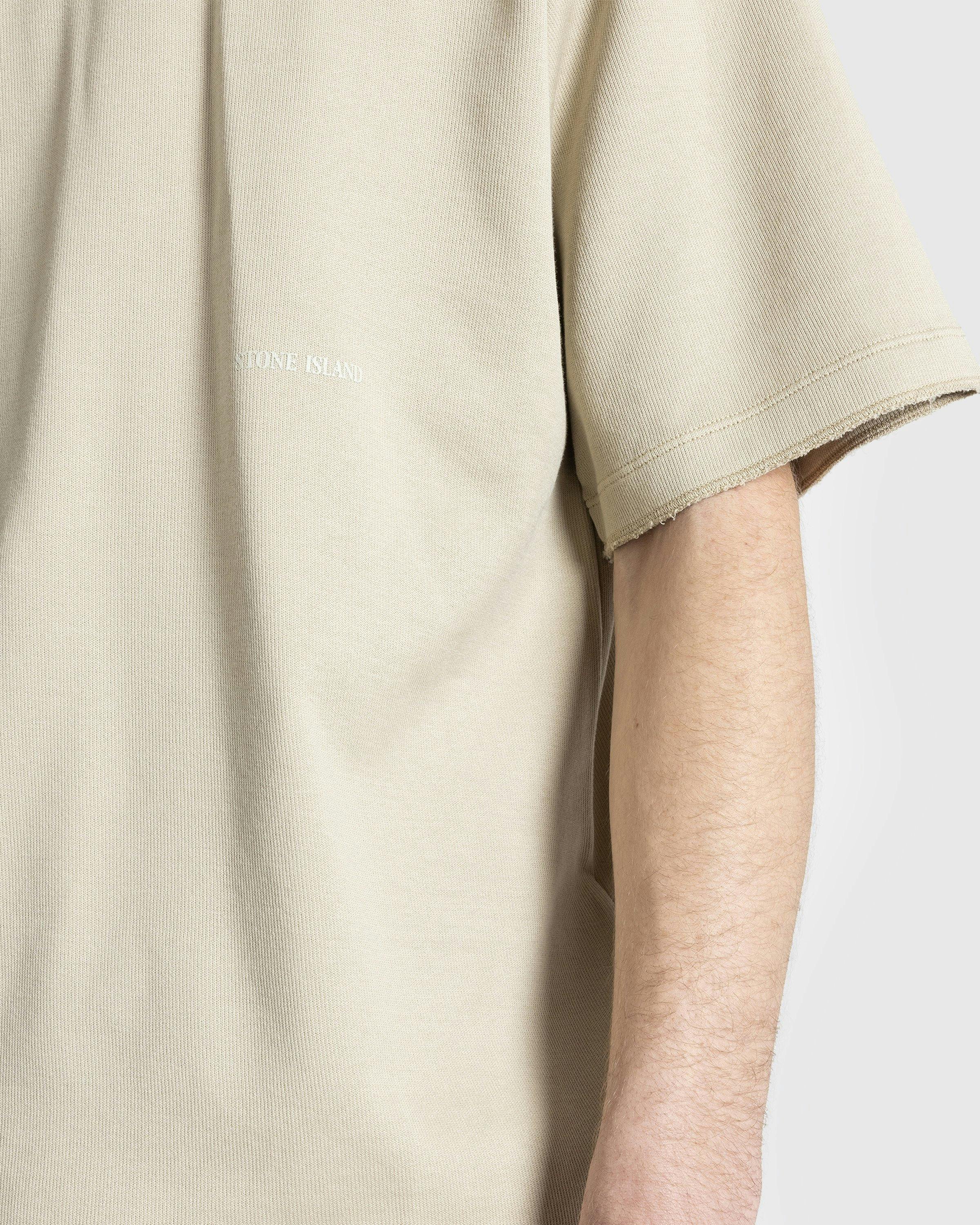 Stone Island - T SHIRT BEIGE - Clothing - Beige - Image 5