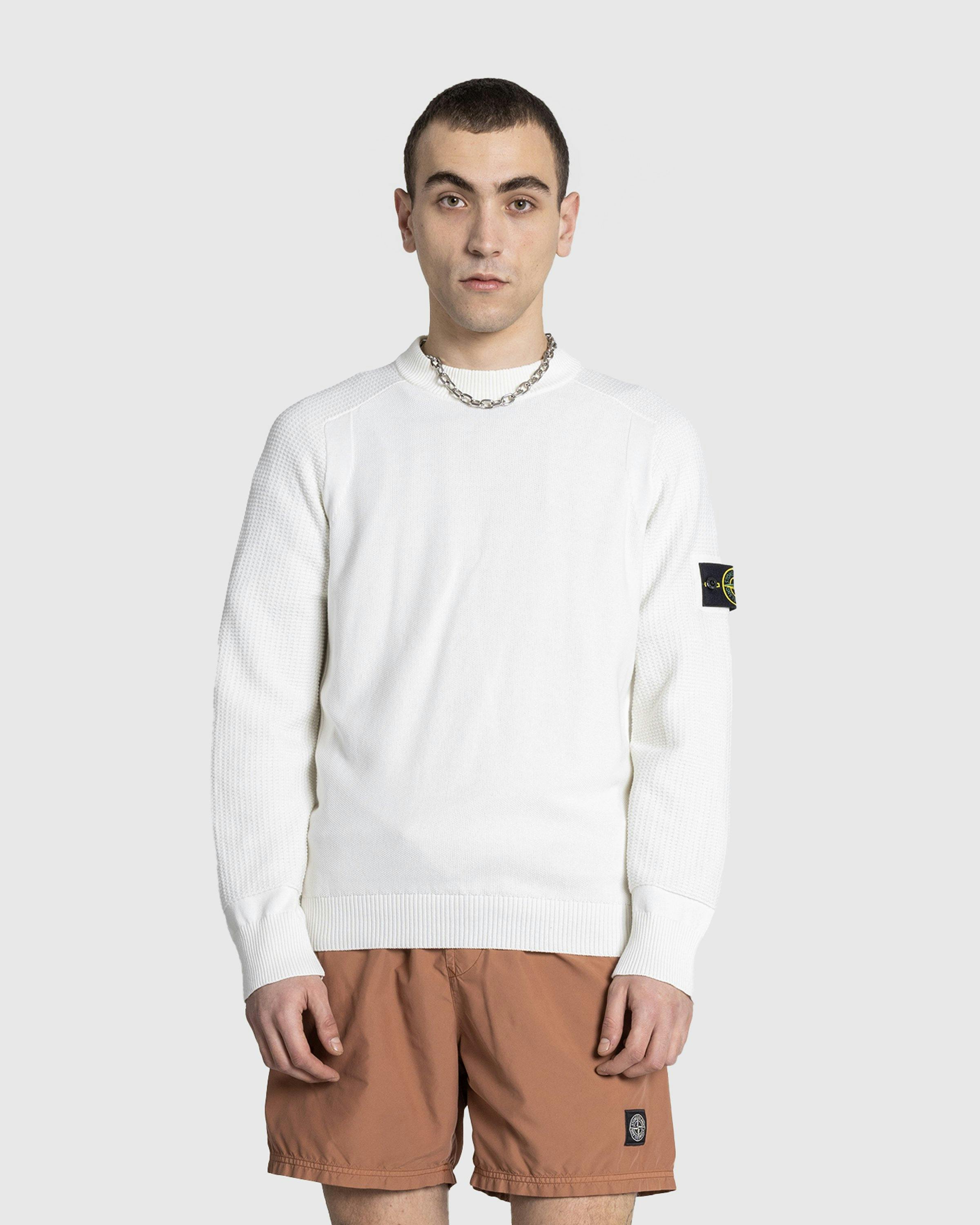 Stone Island - KNITWEAR WHITE - Clothing - White - Image 2