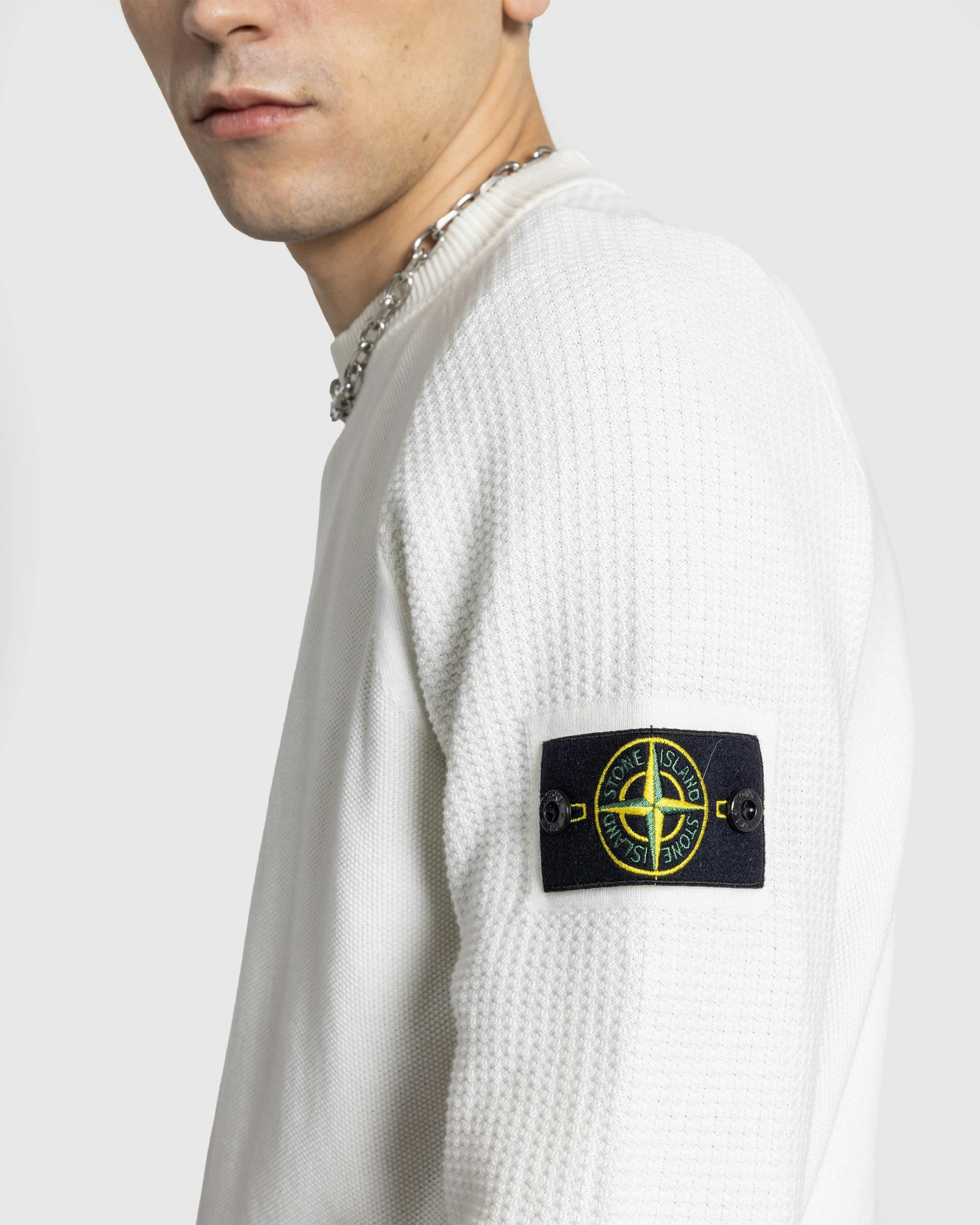 Stone Island - KNITWEAR WHITE - Clothing - White - Image 5