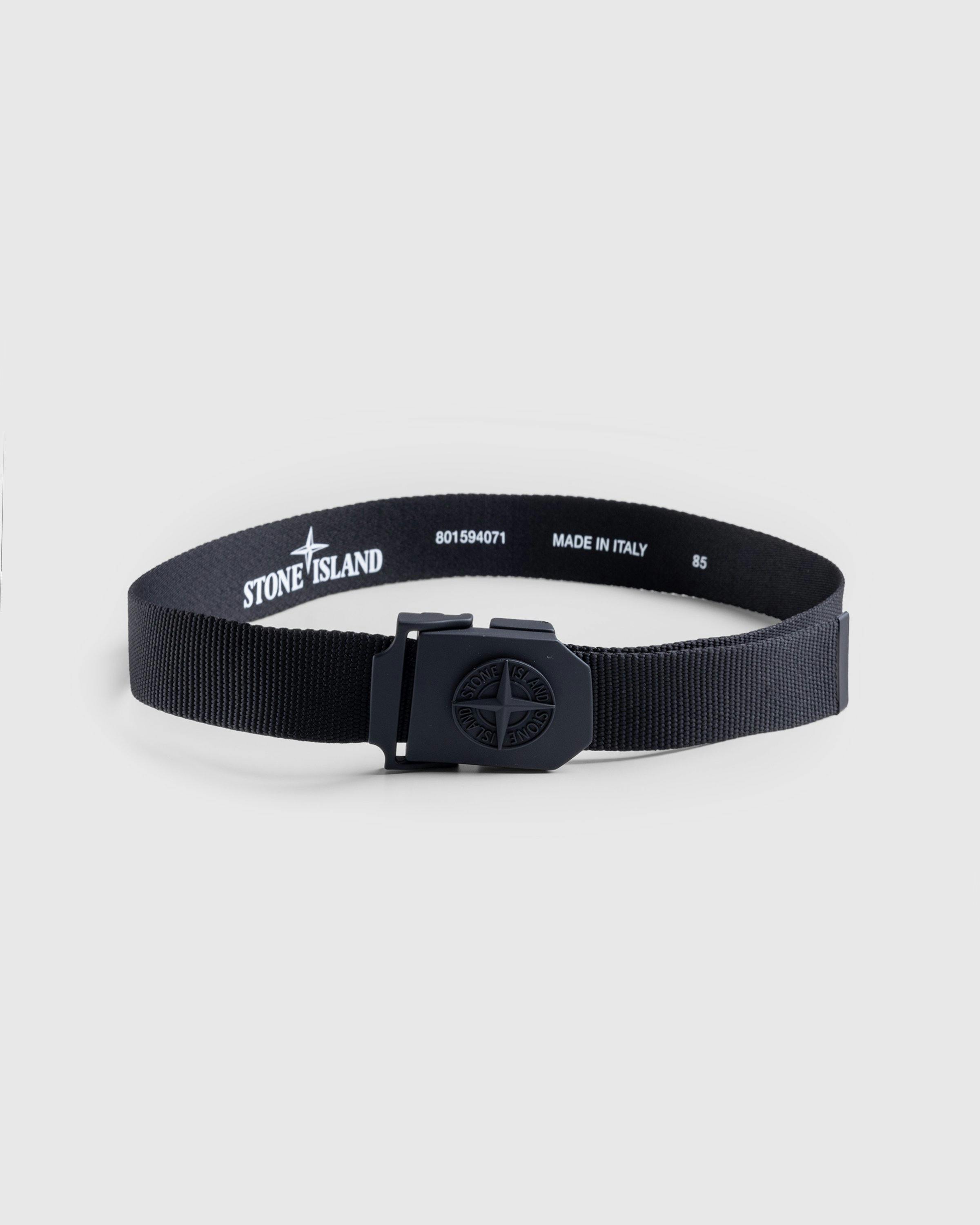 Stone Island - BELT BLACK - Accessories - Black - Image 1