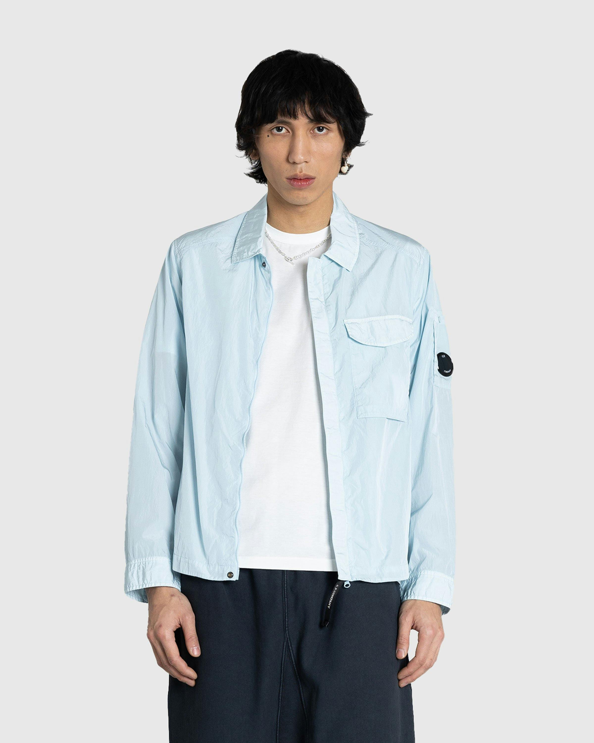C.P. COMPANY ライトブルー長袖シャツ C.P. Company – Chrome-R Overshirt Starlight Blue